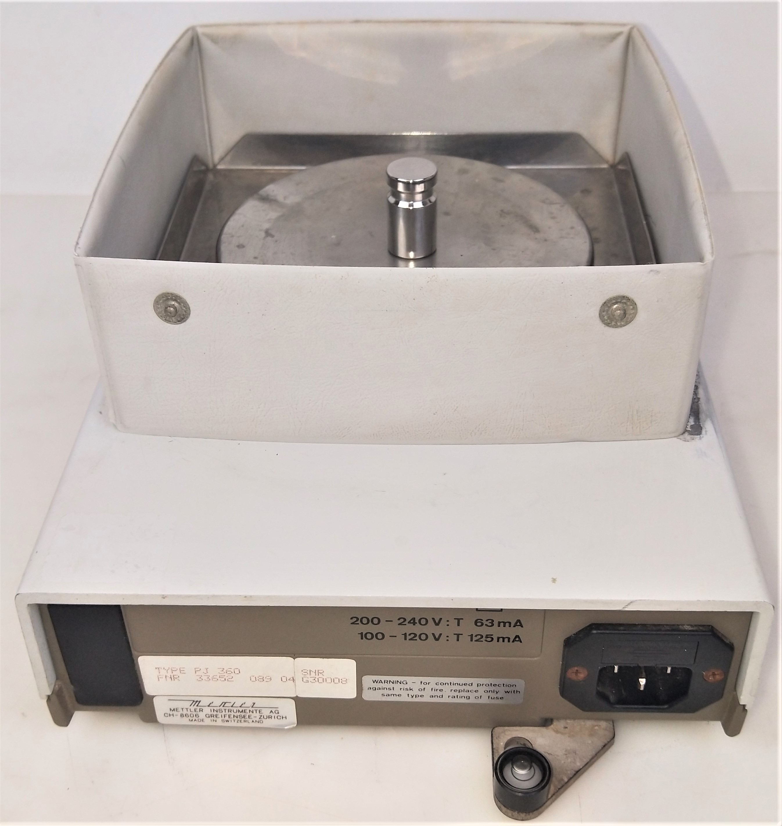 Used Mettler PJ360 DeltaRange Balance - 60g x 0.001g / 360g x 0.01g