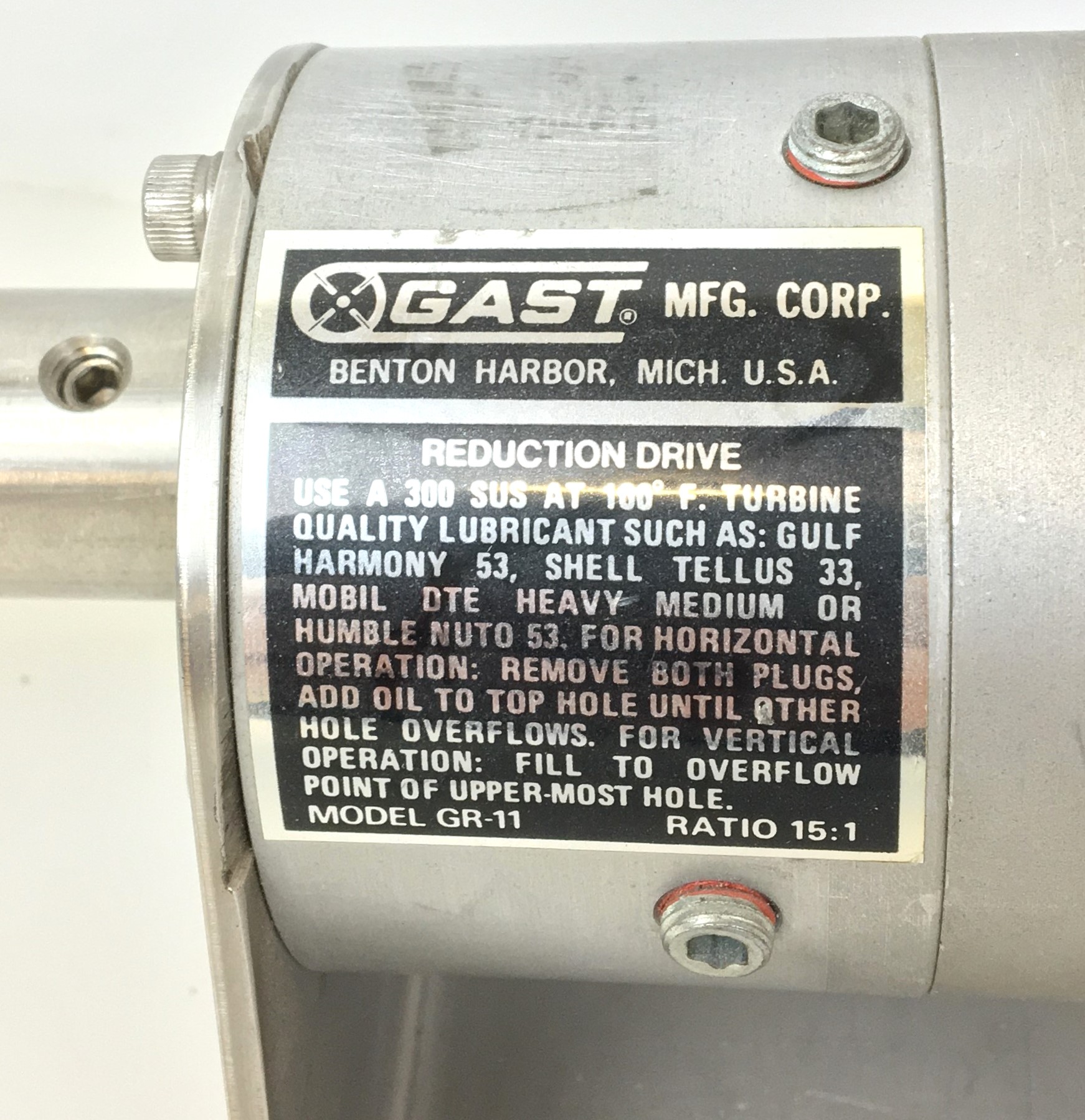 Used Gast GR-11 Tube Rotator
