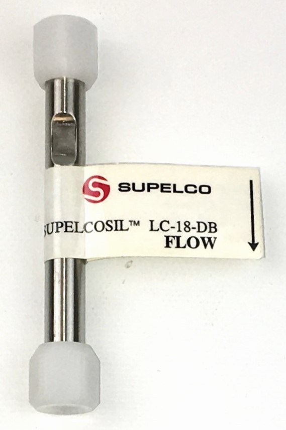 New Open Box Supelco Supelcosil LC-18-DB (58992) HPLC Column (7.5 cm × 4.6 mm x 3µm)