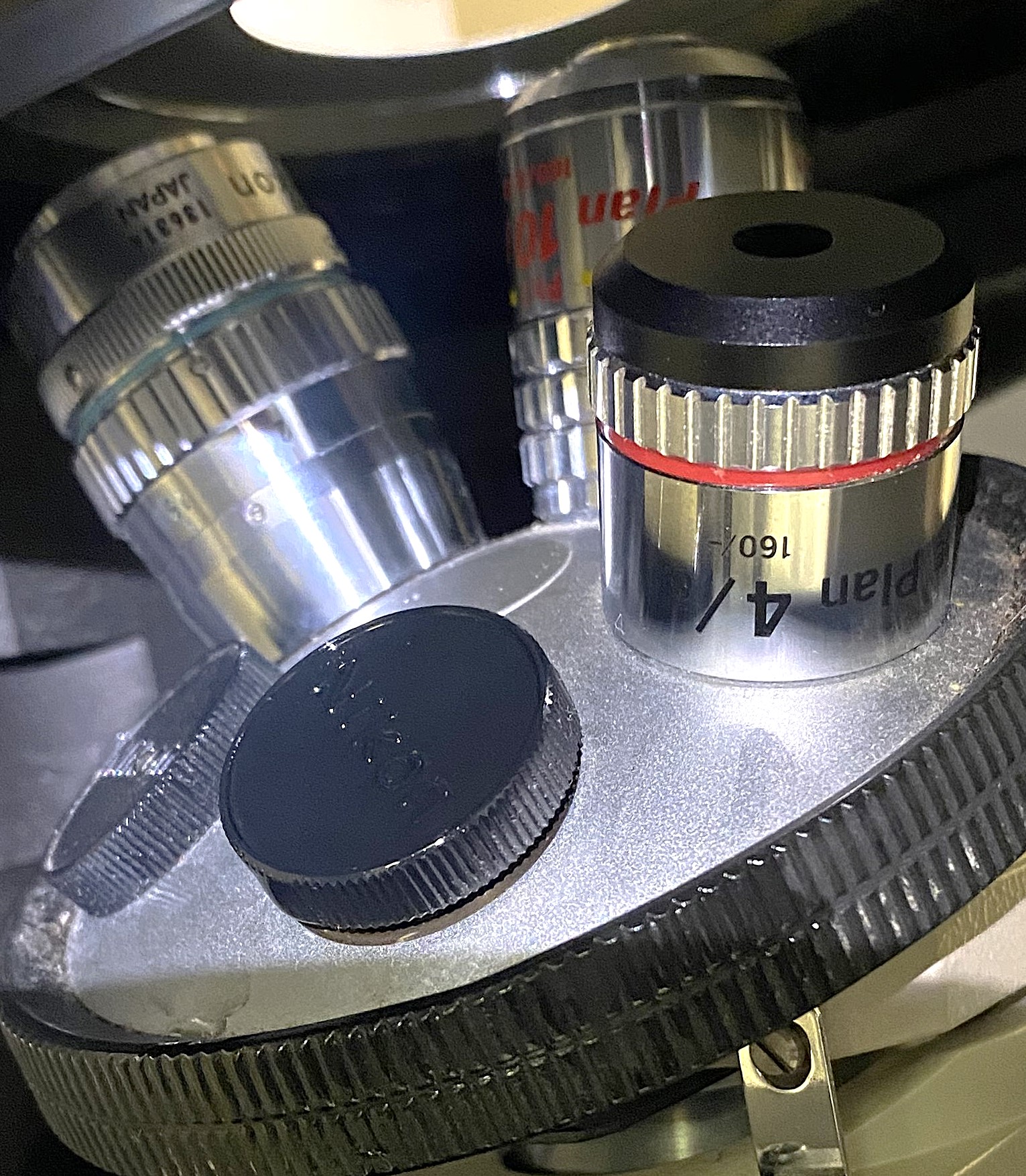 Used Nikon Diaphot TMD Inverted, Phase-Contrast Microscope with Micromanipulators