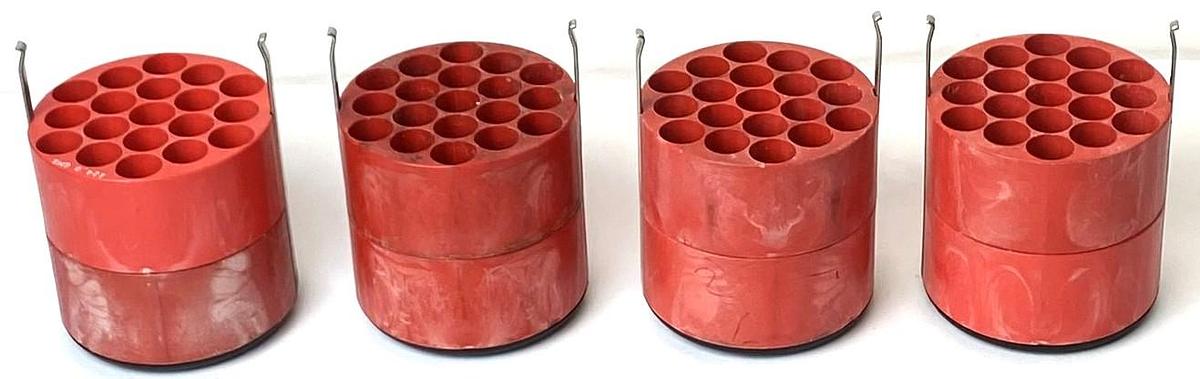Used IEC 5719 Centrac Tube Adapters - 19 x 15mL (Set of 2)