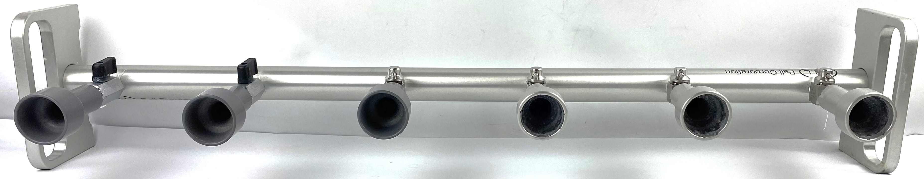 Used Pall 15403 Aluminum 6-Place Filter Funnel Manifold