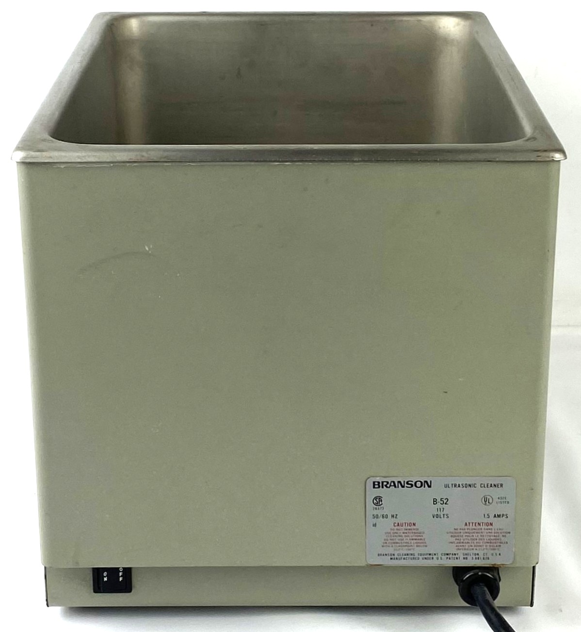 Used Bransonic B-52 Ultrasonic Cleaner (10L)