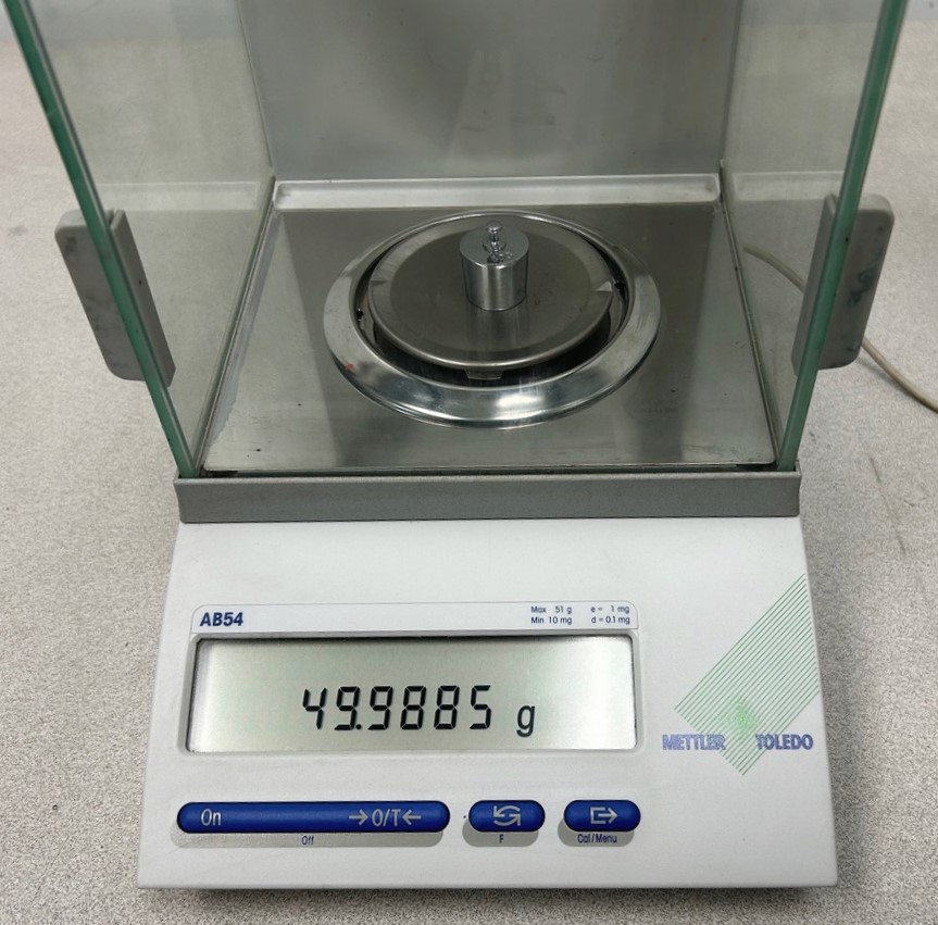 Used Mettler Toledo AB54 Analytical Balance (51g x 0.0001g)