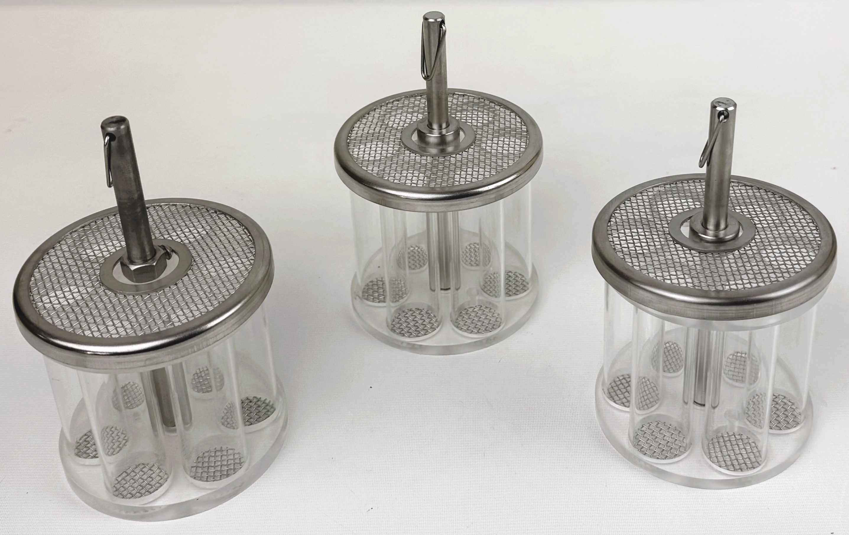 Used Vankel Vanderkamp 71C-104C-12 Tablet Disintegration Tester with Accessories