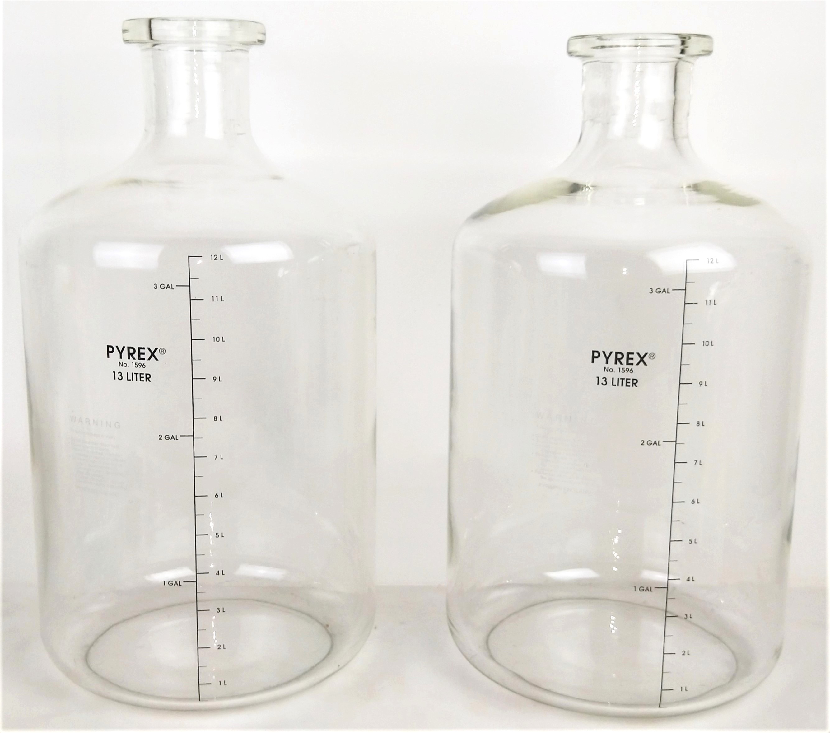 New Open Box Corning PYREX 1596-13L Carboy Solution Bottle - 13.25L