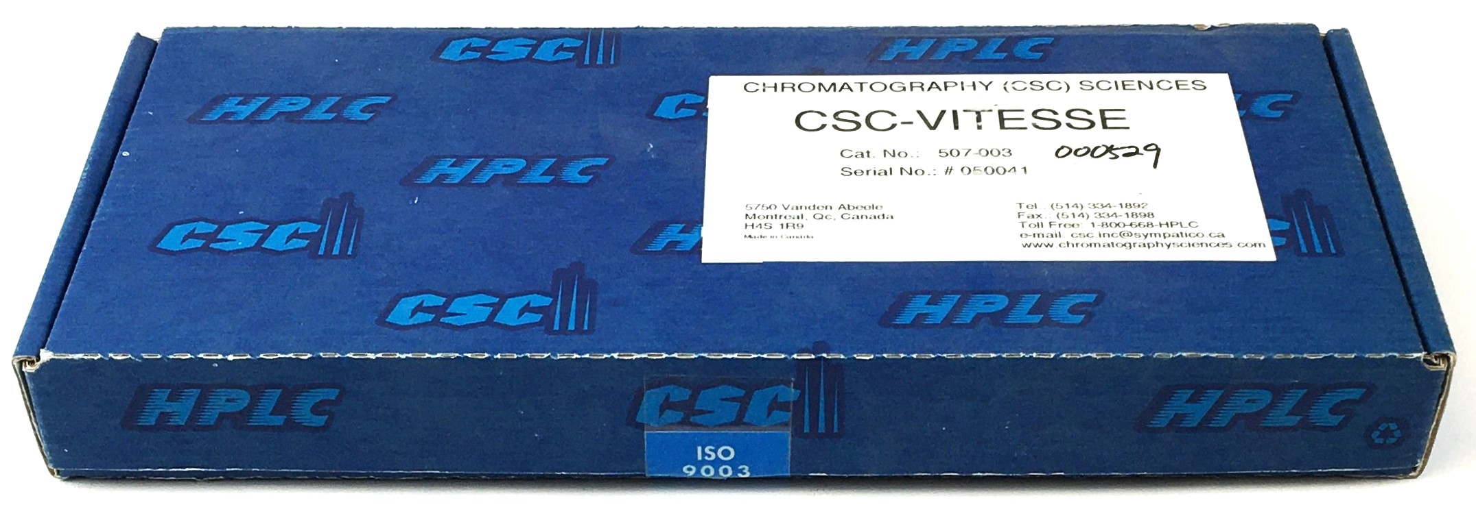 Used CSC-Vitesse 507-003 HPLC Guard Column (5 cm × 4.6 mm x 3µm)