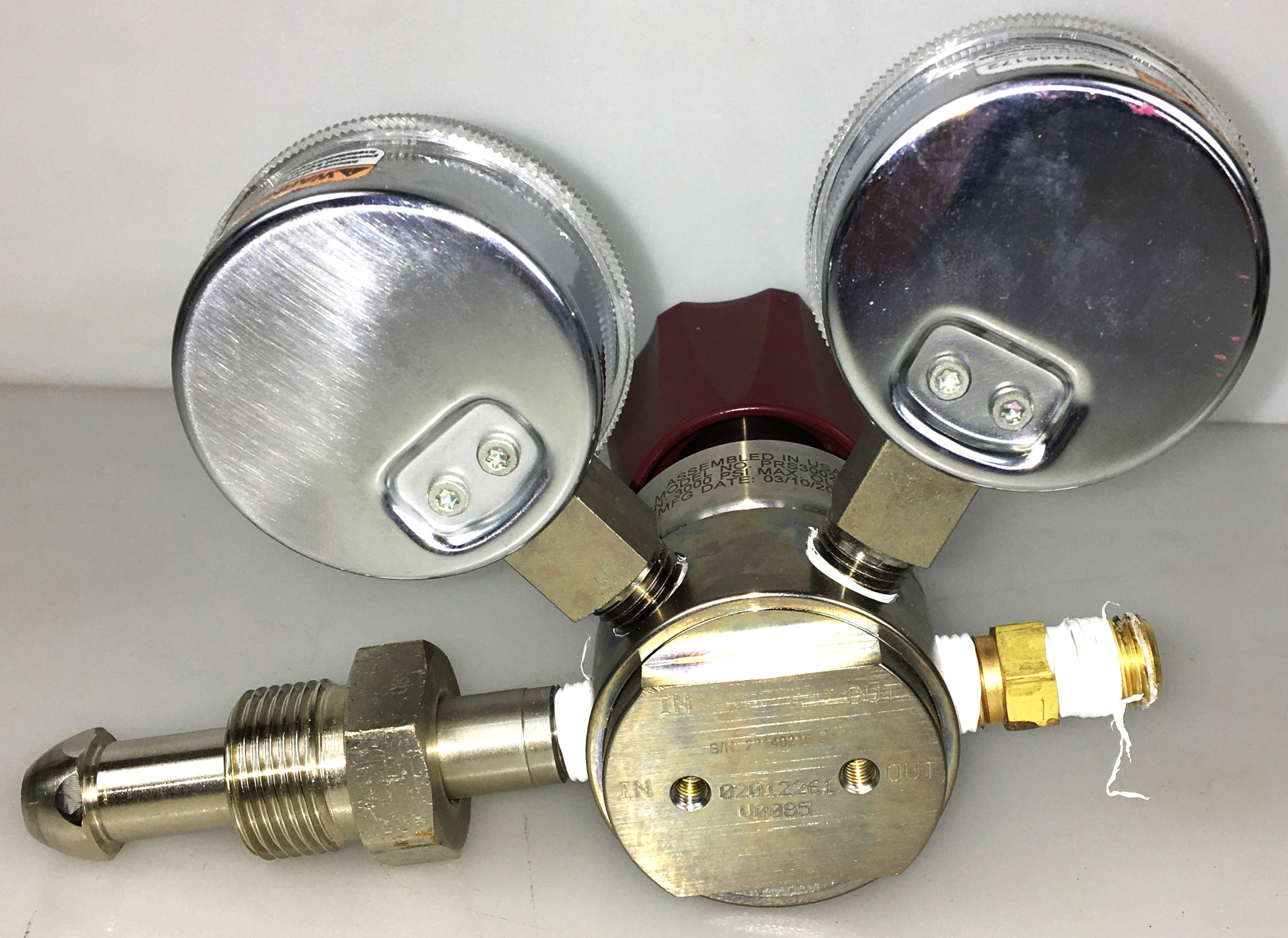 Used ProStar Platinum PRS300213 Gas Regulator (CGA 580)