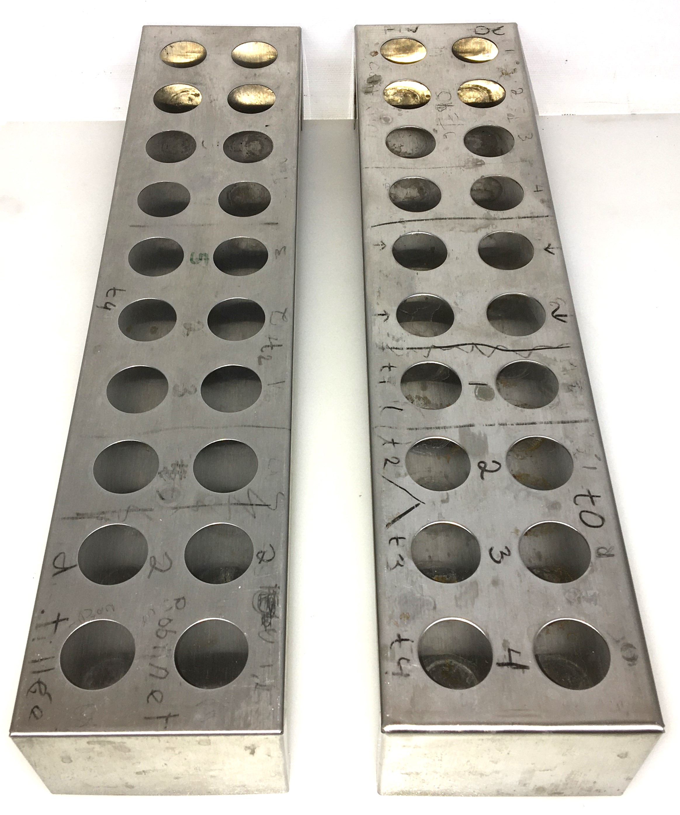 Used Assorted Test Tube Racks (Box of 15)