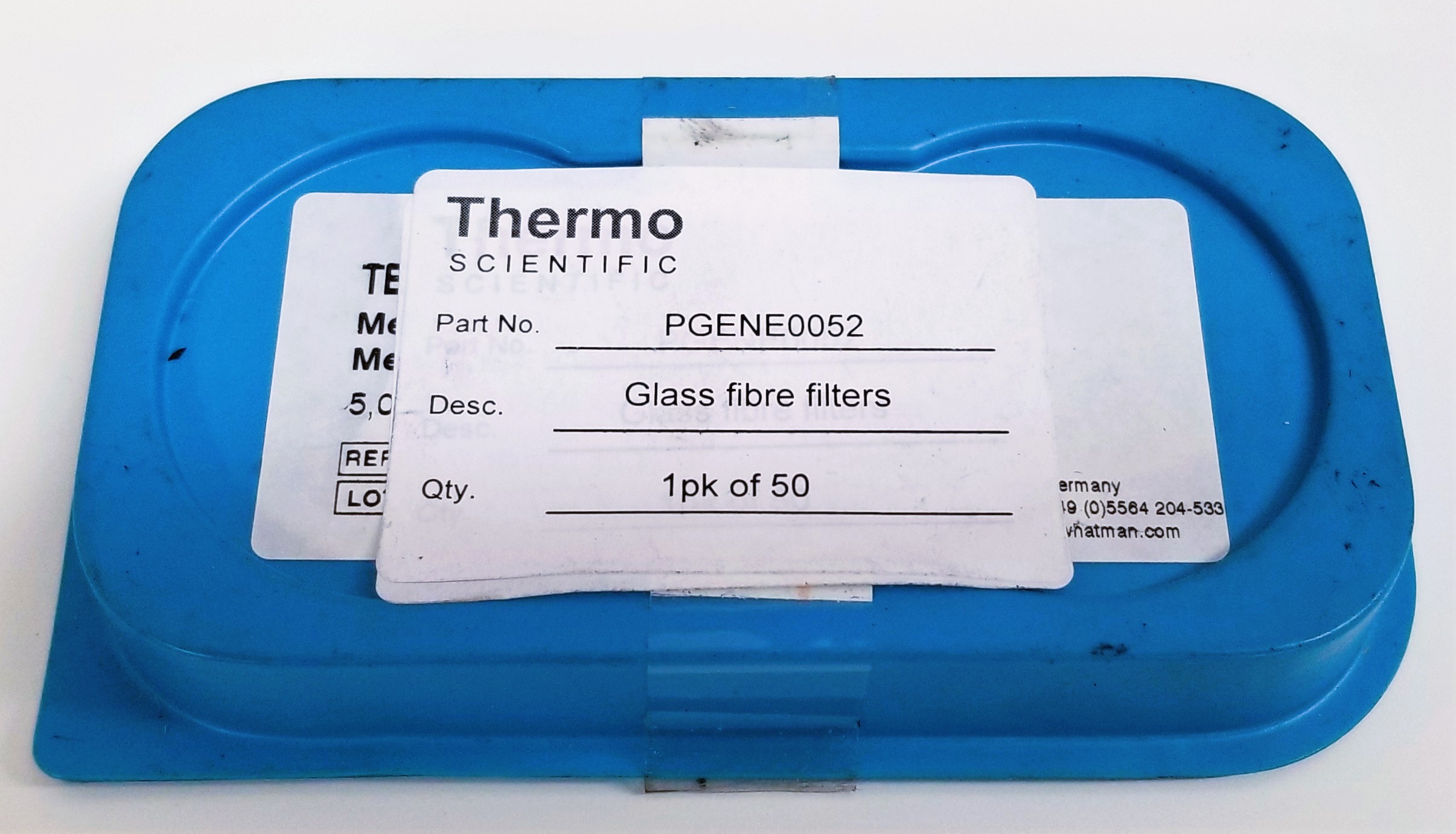 New Open Box Thermo Euroglas PGENE0052 Glass Fiber Filter Paper - 52mm (Pack of 10)