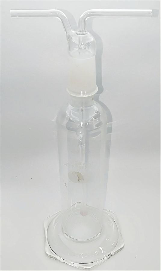 Used Corning PYREX 31770 Gas Washing Bottle (500mL)