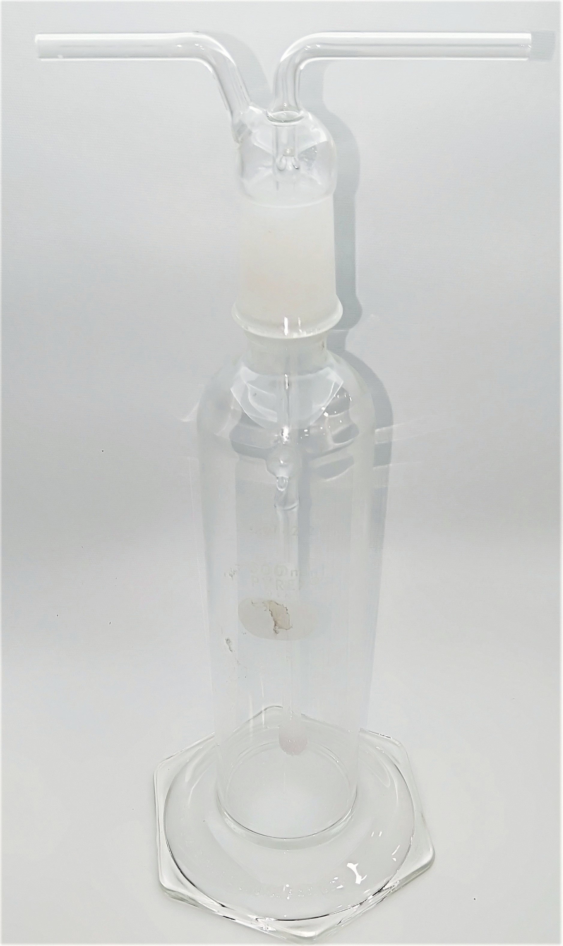 Used Corning PYREX 31770 Gas Washing Bottle (500mL)