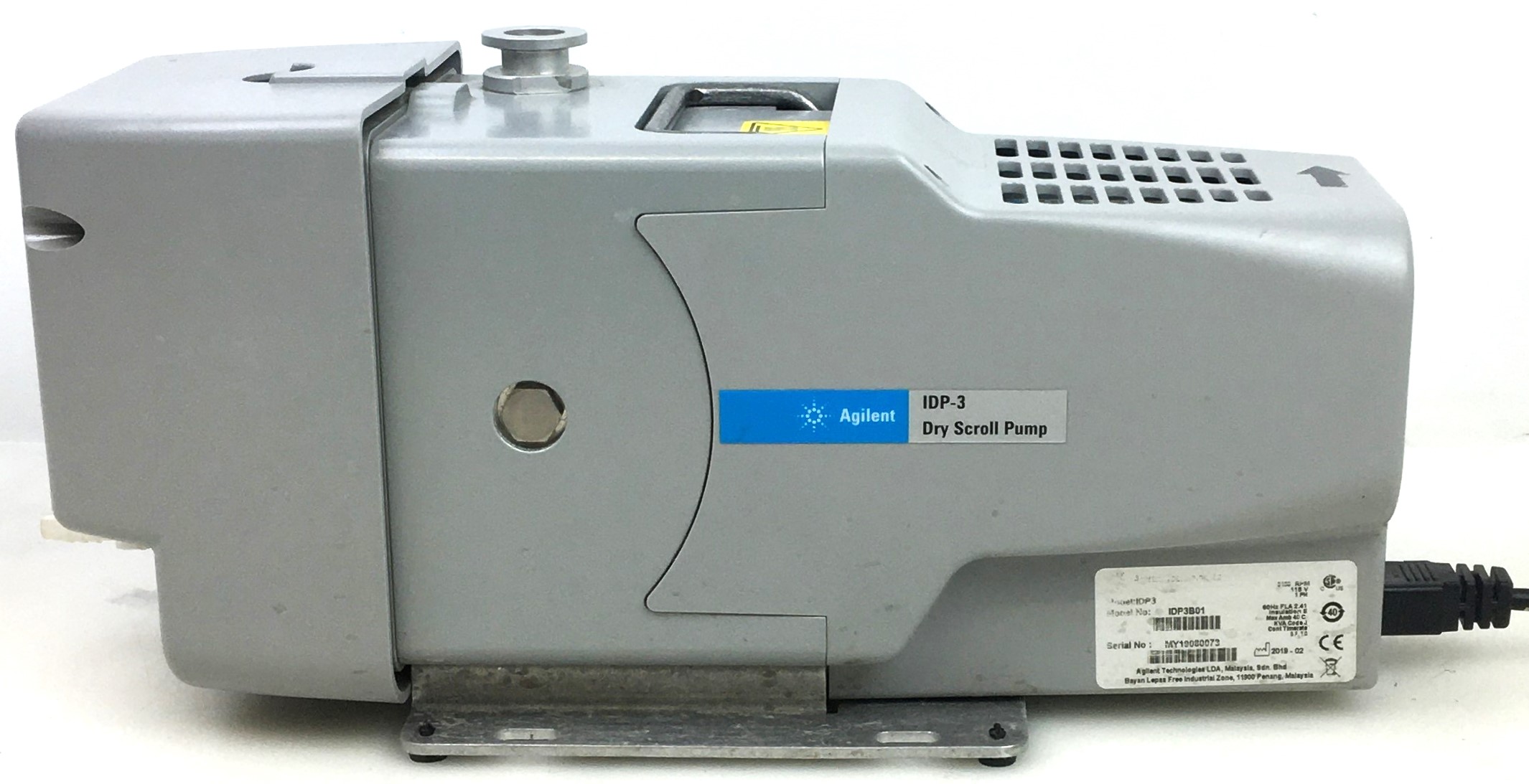 Used Agilent IDP-3 Dry Scroll Vacuum Pump (2.1cfm)