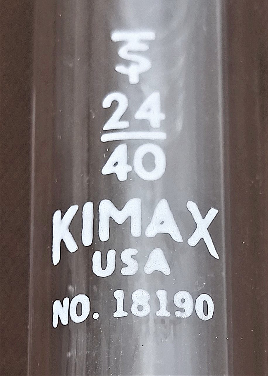 Used Corning PYREX 2800 (and Equivalent) Liebig-West Condenser (300-400mm)