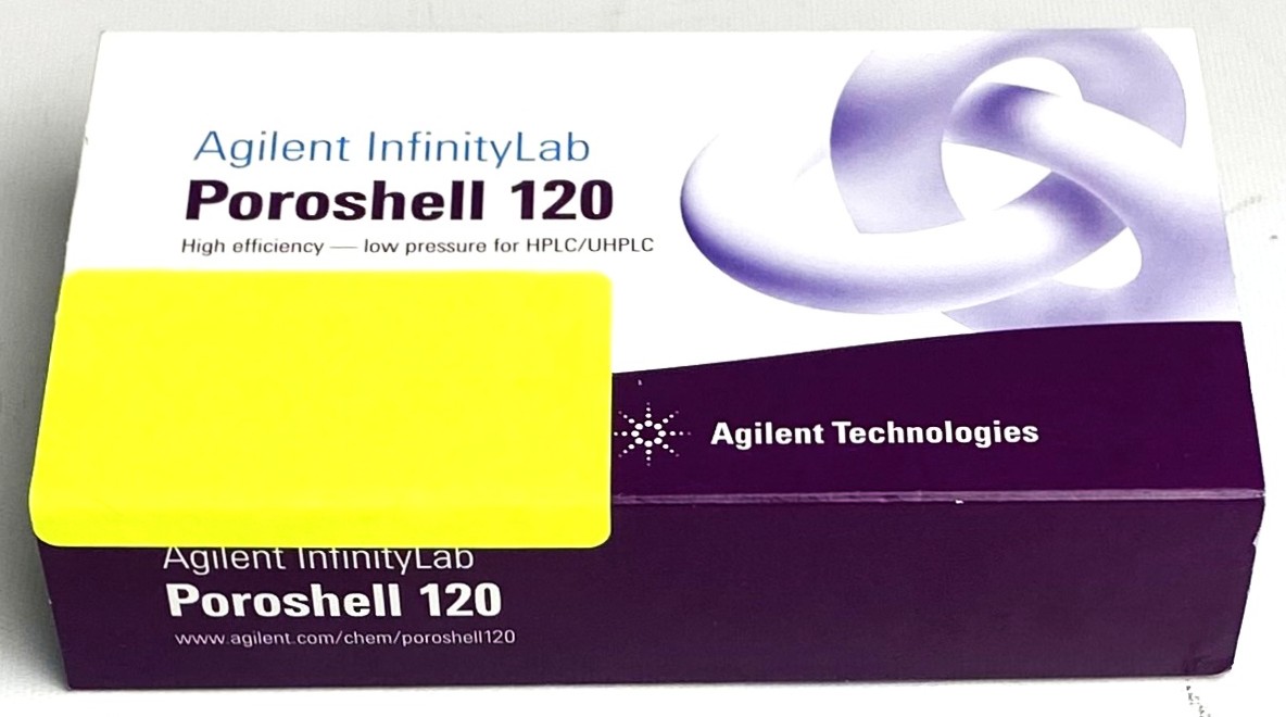 New Open Box Agilent InfinityLab Poroshell 120 EC-C18 (699975-902) HPLC Column (4.6mm x 50mm x 2.7µm)
