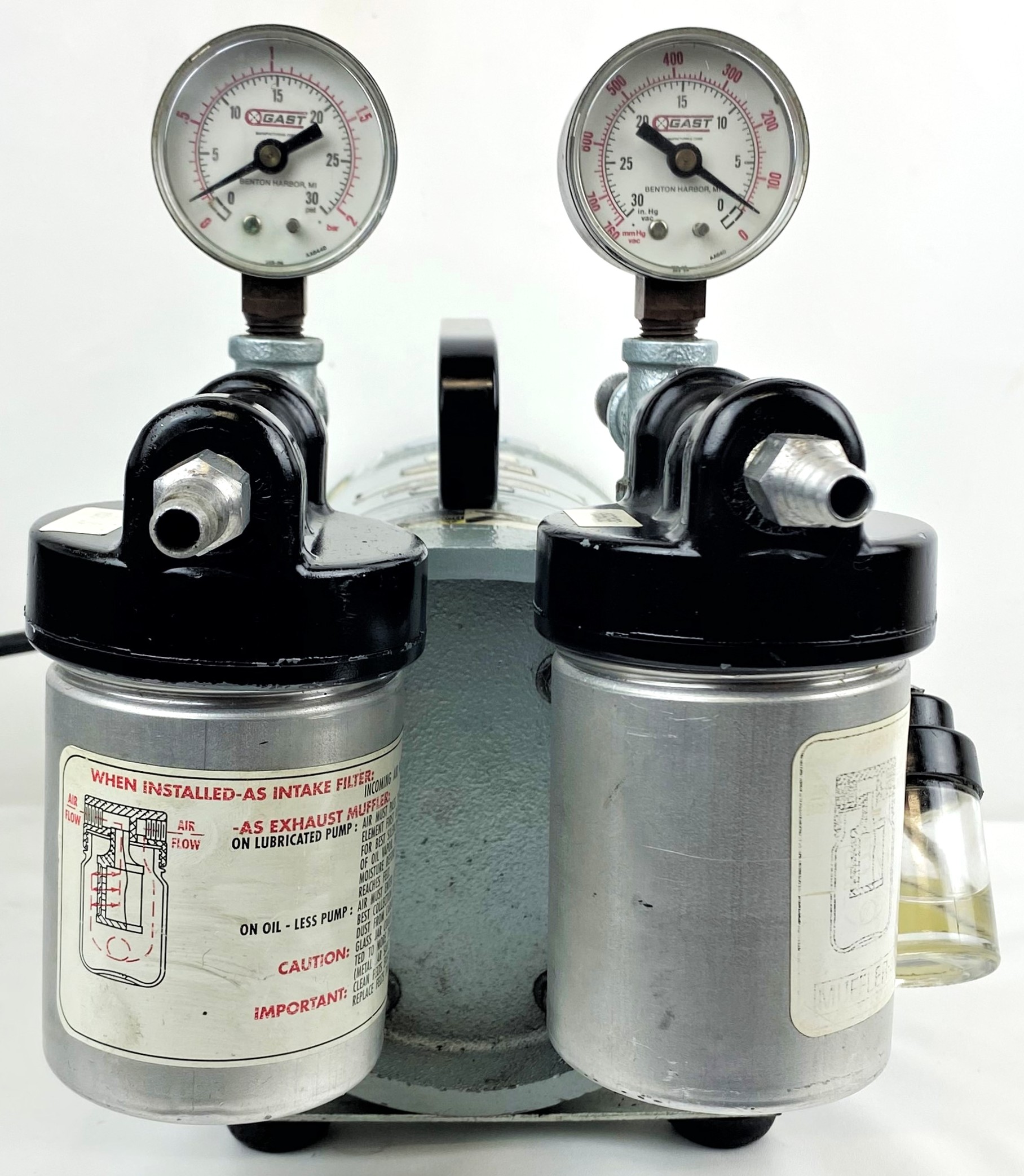Used Gast G180GDX Lubricated Rotary Vacuum Pump (4.5 cfm)