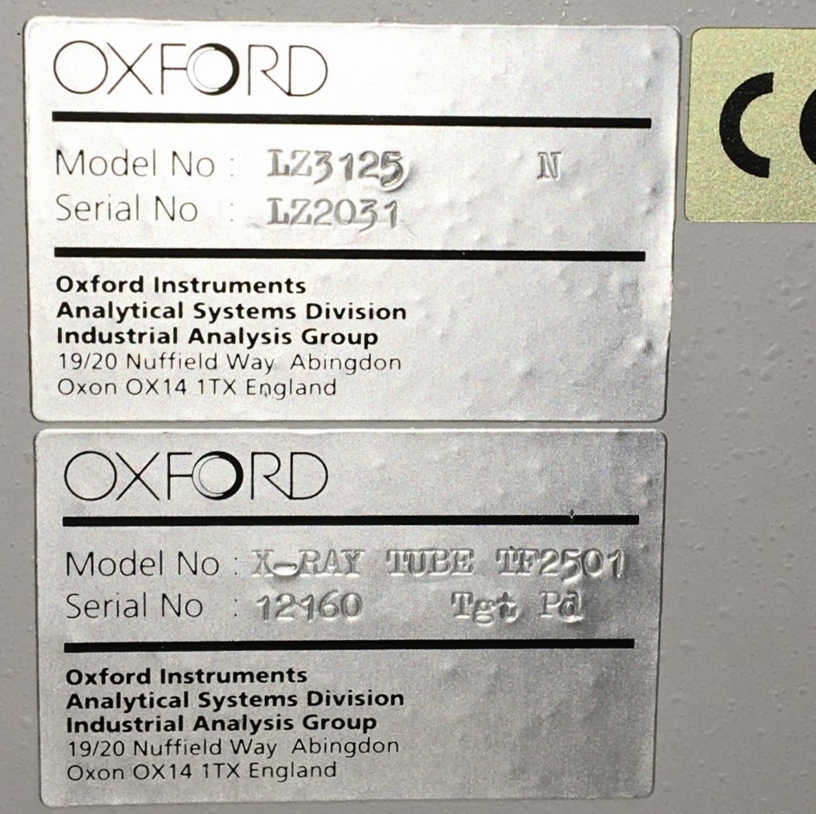Used Oxford Lab-X 3000 XRF Analyzer