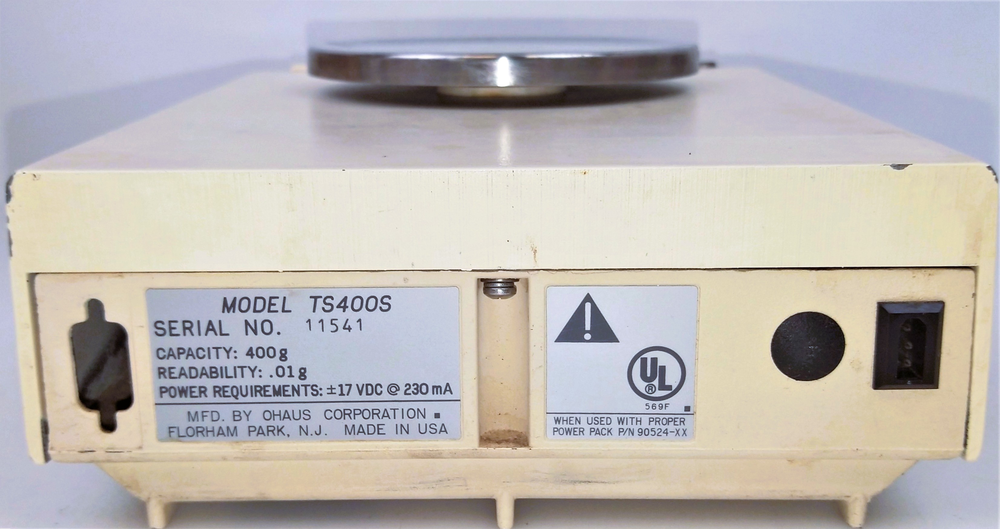 Used Ohaus TS400S Balance (400g x 0.01g)
