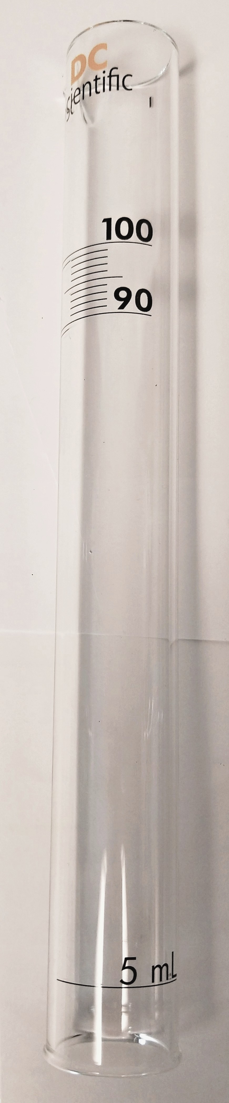 New Open Box DC Scientific ASTM D86 Measuring Cylinder - 100mL (Box of 4)