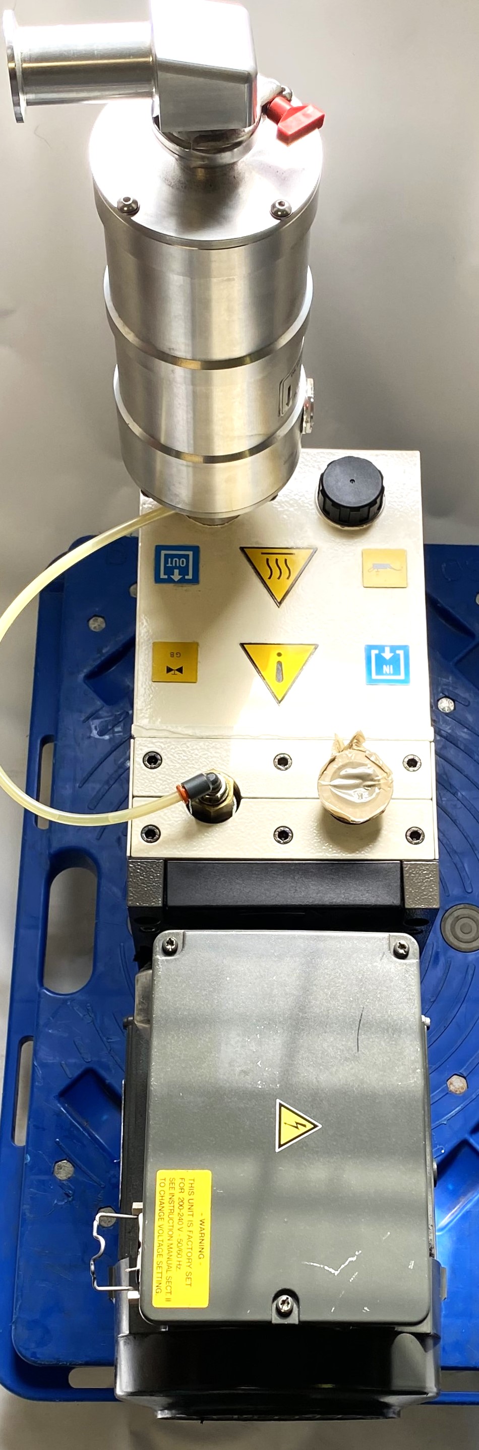 Used Varian (Agilent) DS 602 Rotary Vacuum Pump with Varian Oil Filter (17.6cfm)