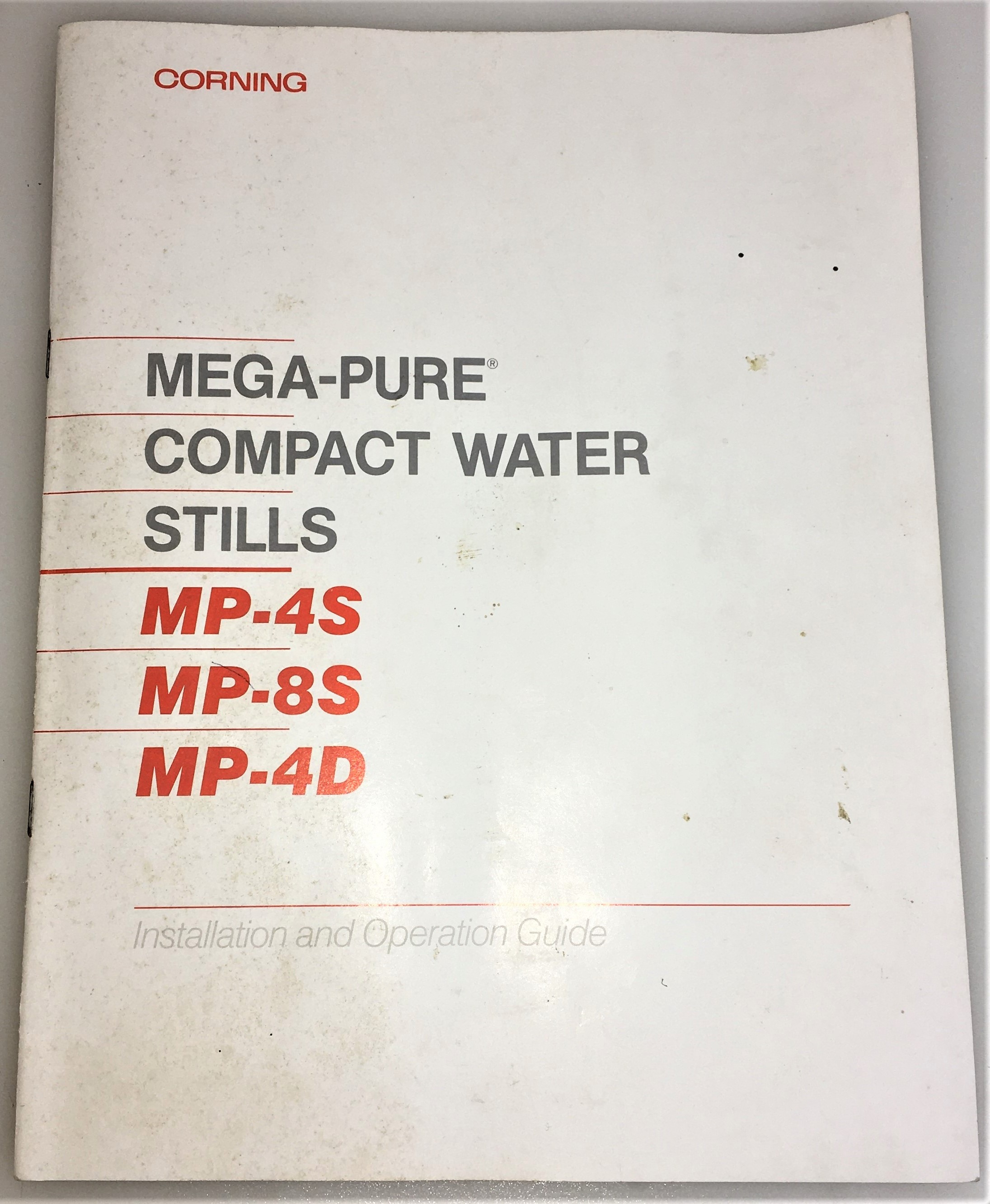 New Open Box Corning Mega-Pure MP-4/8 Series Spare Glass Parts for Still