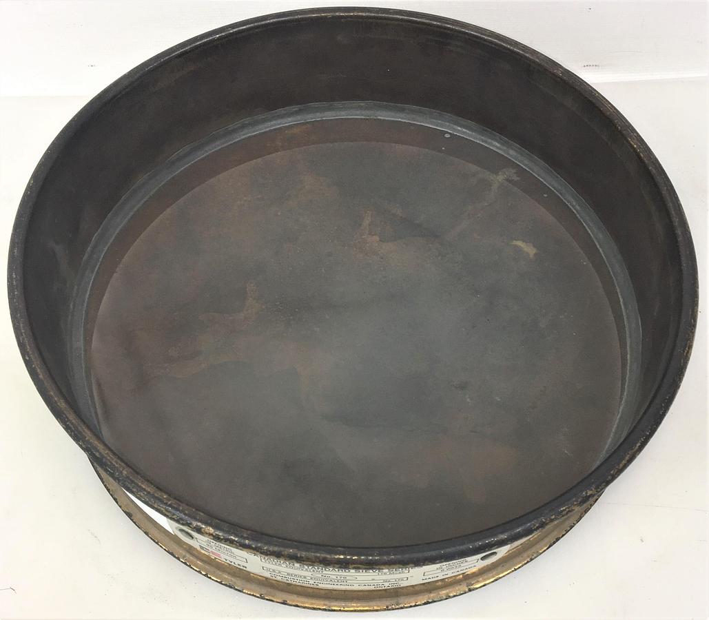 Used Tyler #170 Brass-Stainless Steel 8" Sieve (90μm)