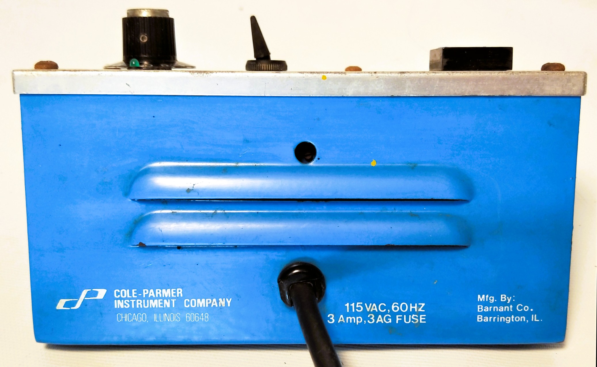 Used Cole-Parmer Masterflex 7553-20 Pump Drive with Masterflex Solid State Speed Controller (6-600rpm)