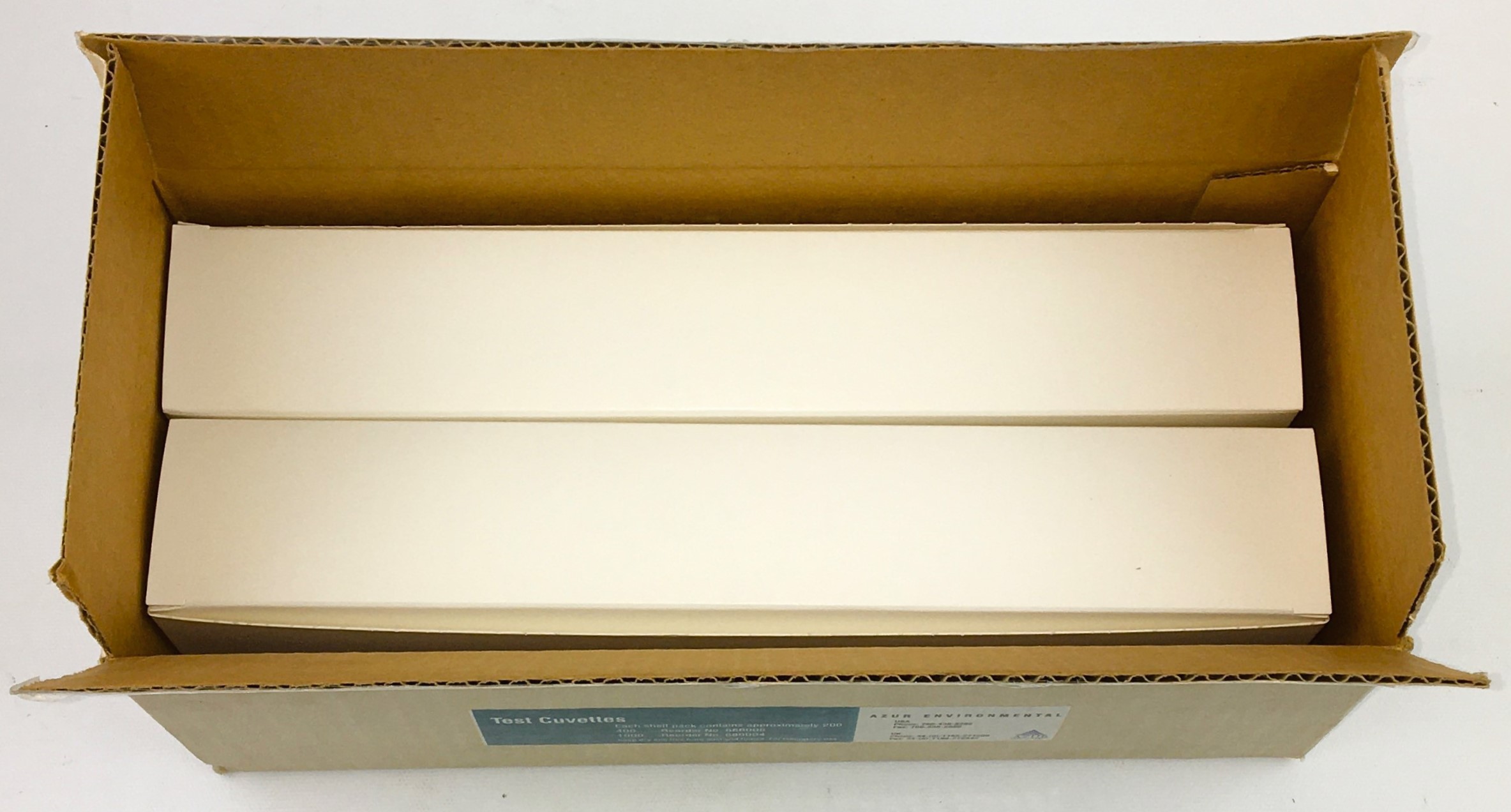 New Open Box Azur Environmental 686005 Test Cuvettes - 12 x 50mm (Pack of 400)