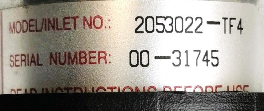 Used Liquid Air 2053022-TF4 Stainless-Steel Pressure-Reducing Regulator