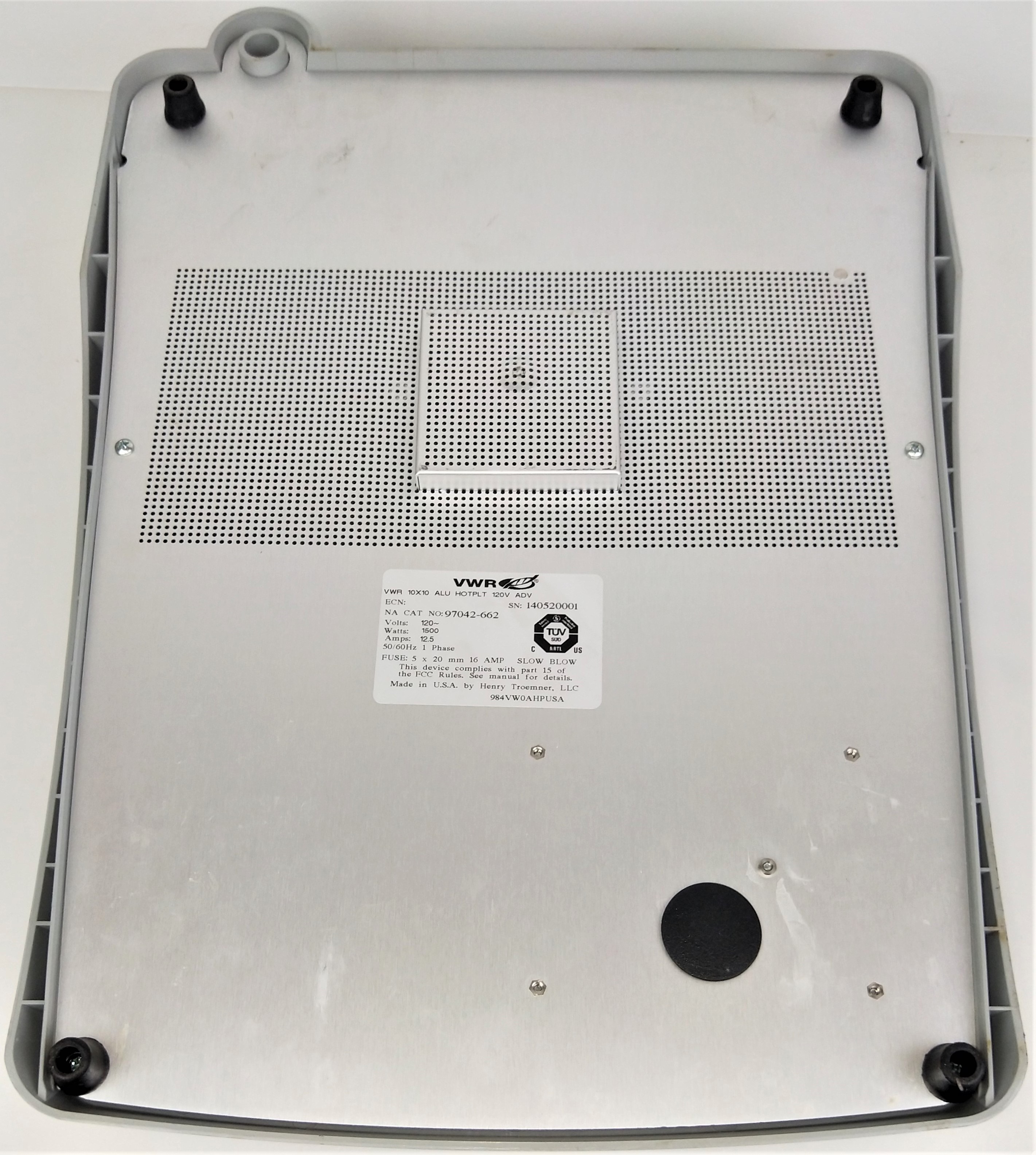Used VWR Advanced 97042-662 Aluminum Hot Plate (10" x 10" Plate)