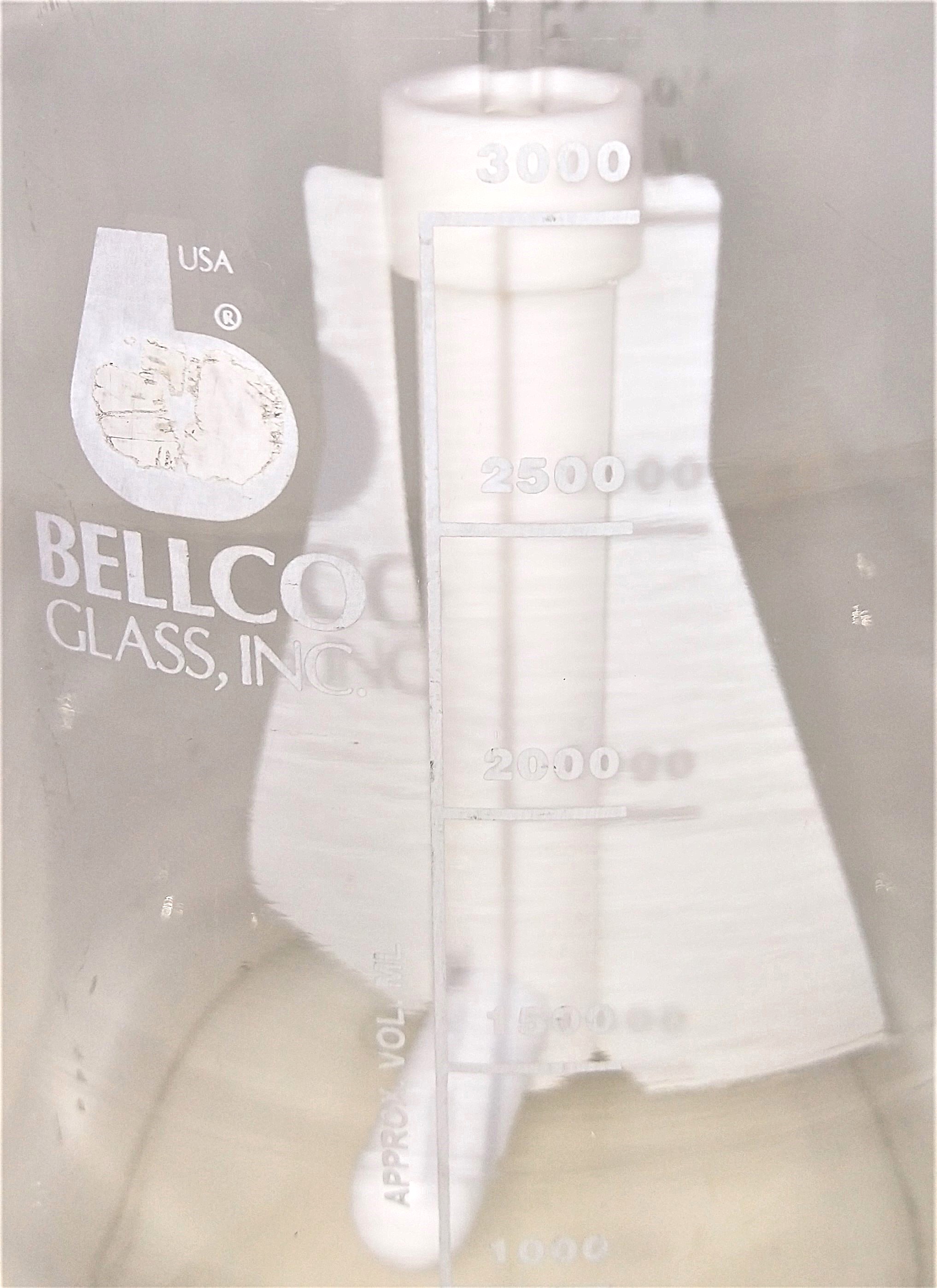 Used Corning (Bellco) ProCulture 4502-3L Double Sidearm Spinner Flask (3000mL)