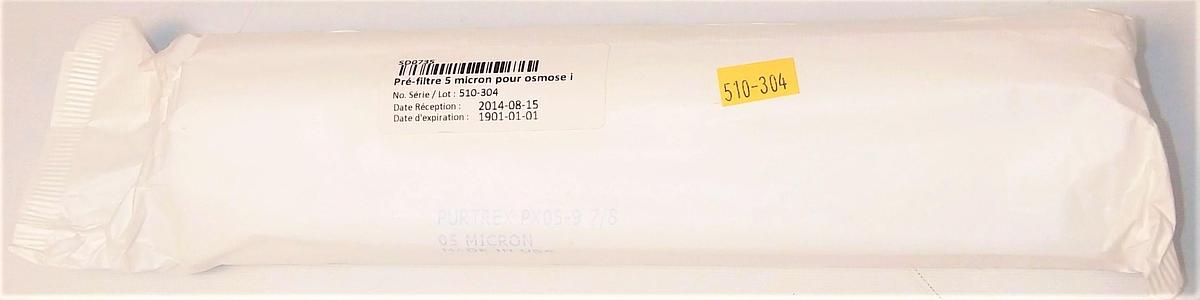 New Open Box GE Purtrex PX05-9 7/8 Sediment Depth Cartridge Filter - 5 Micron (Pack of 4)