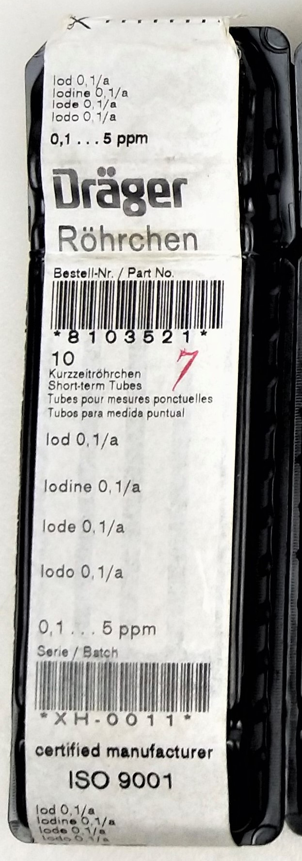Used Draeger Model 31 Multi-Gas Detector Pump with Case and Assorted Tubes