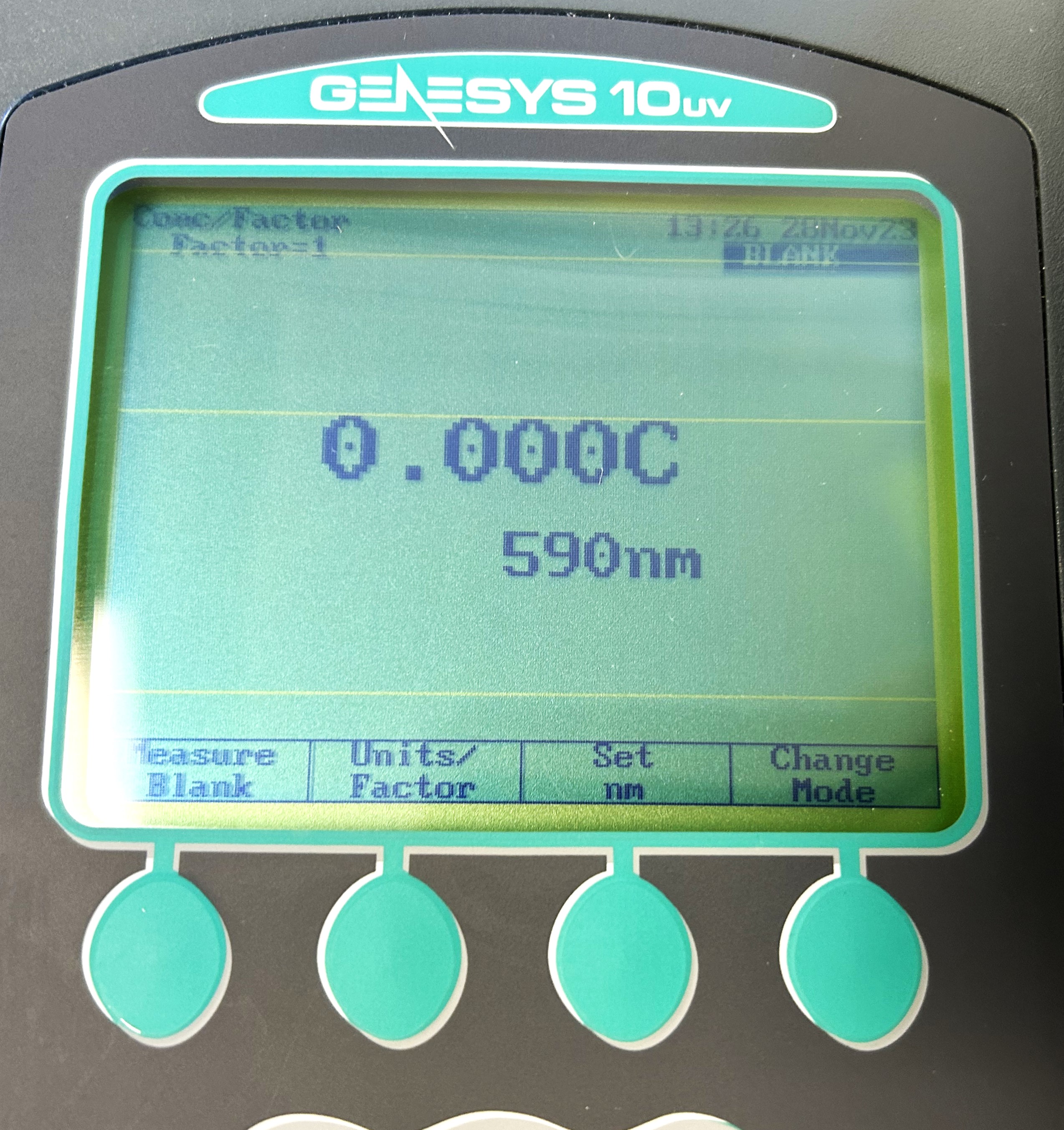 Used ThermoSpectronic Unicam Genesys 10UV Scanning UV-Visible Spectrophotometer (190 to 1100nm)