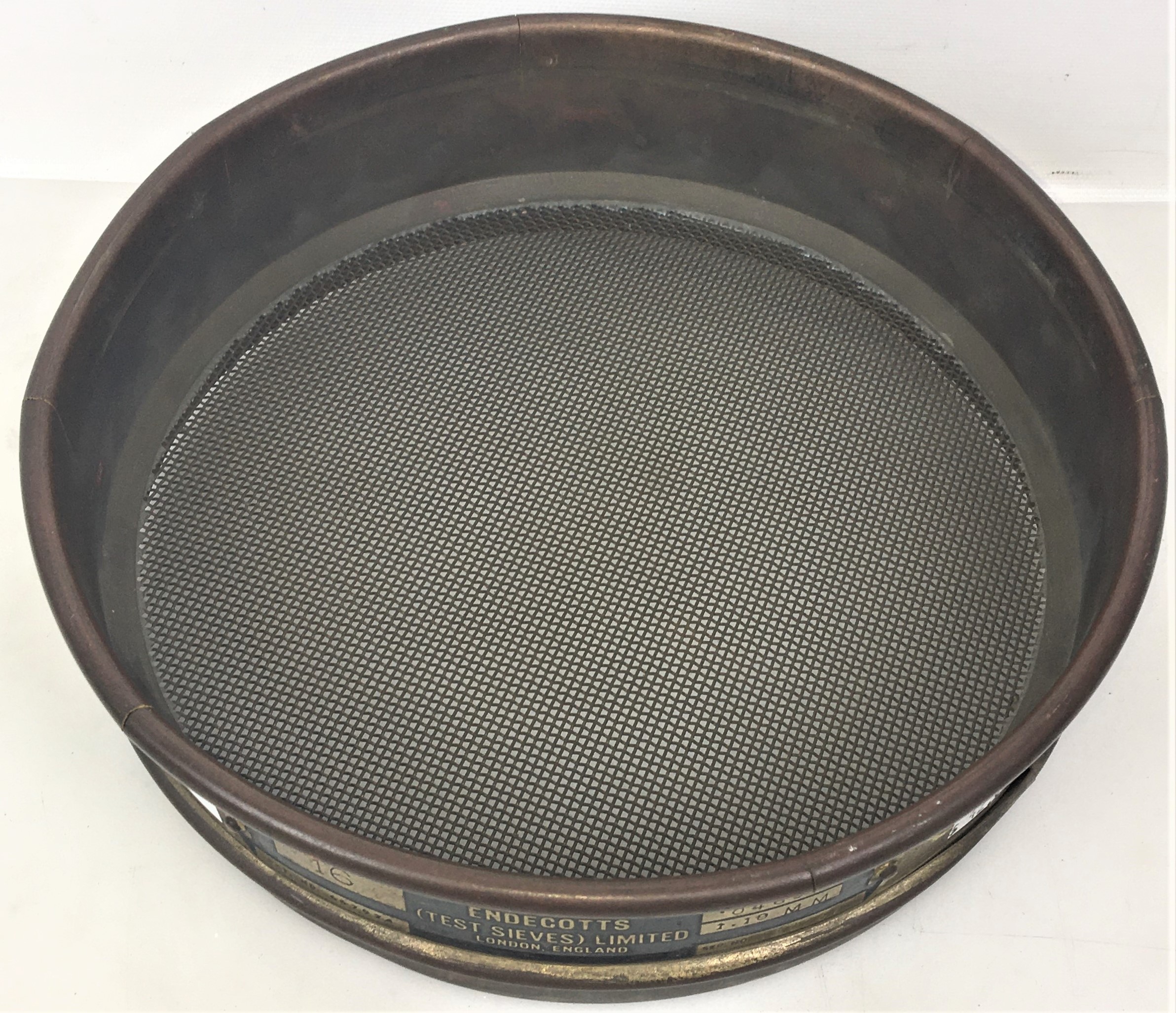 Used Endecotts #16 Brass 8" Sieve (1.18mm)