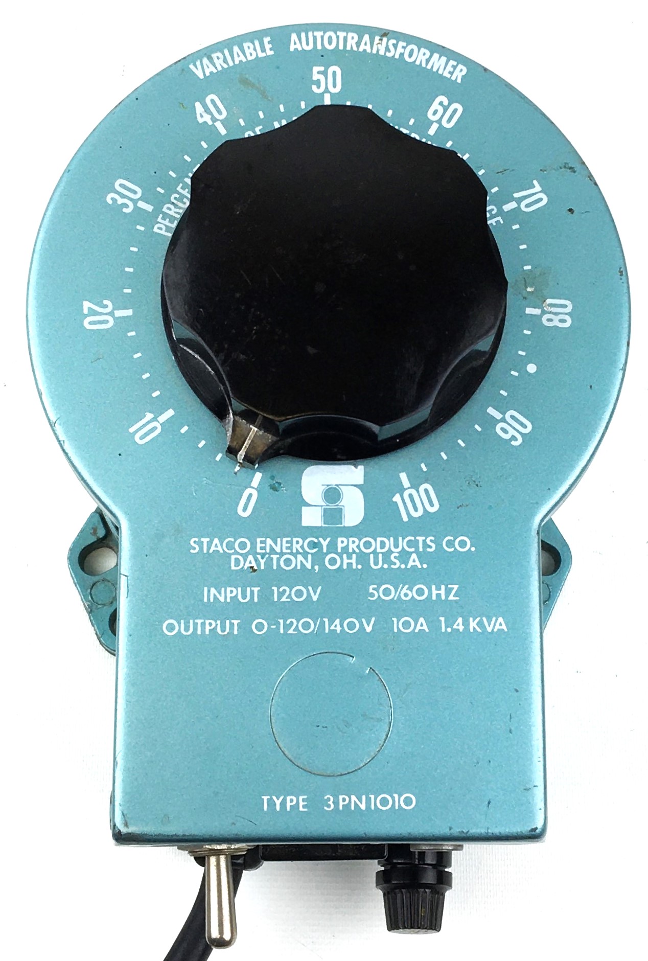 Used Staco 3PN1010 Variable Autotransformer