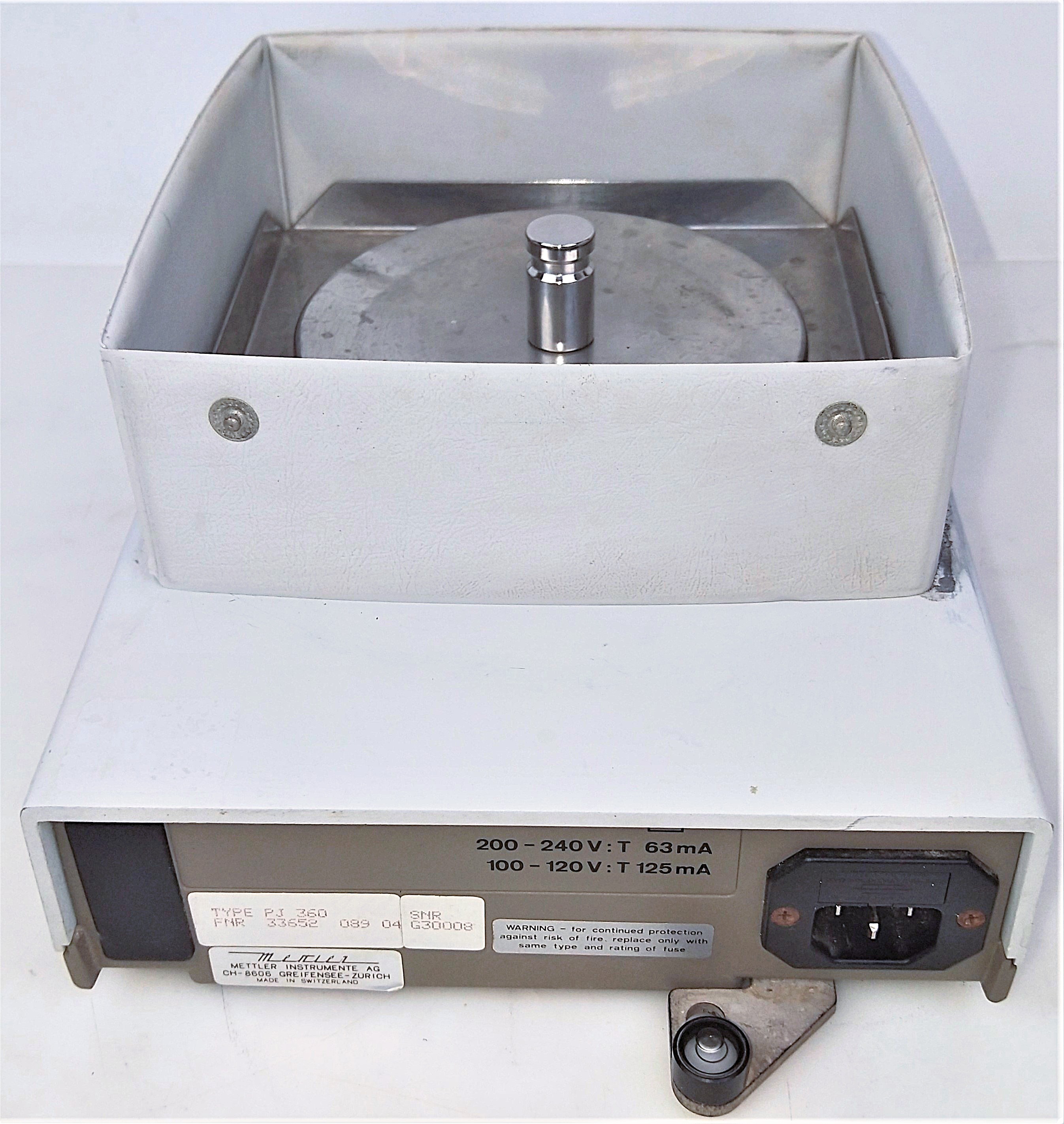 Used Mettler PJ360 DeltaRange Balance (60g x 0.001g / 360g x 0.01g)