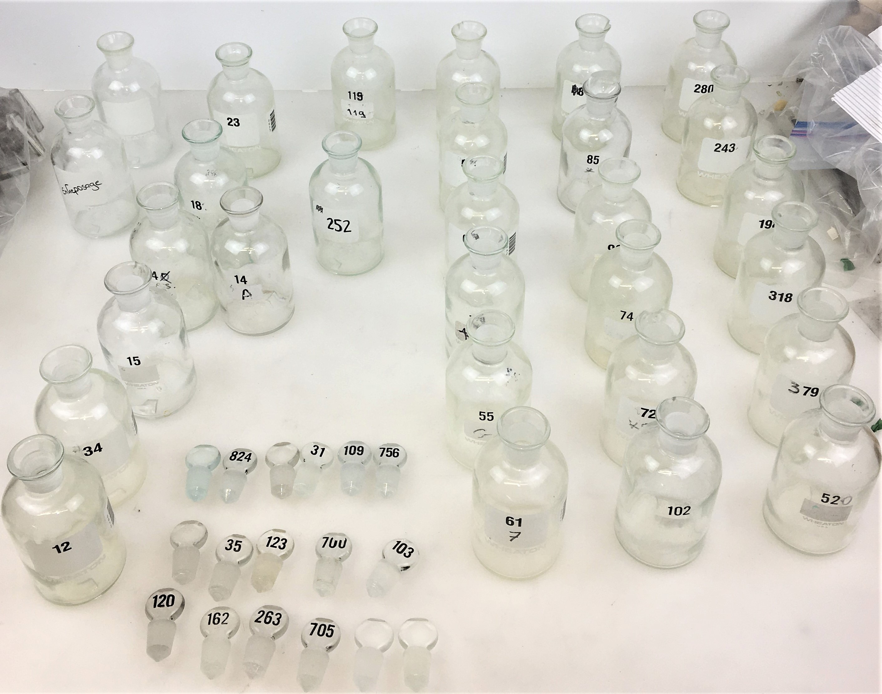 Used Wheaton 227497 BOD Bottle - 300mL