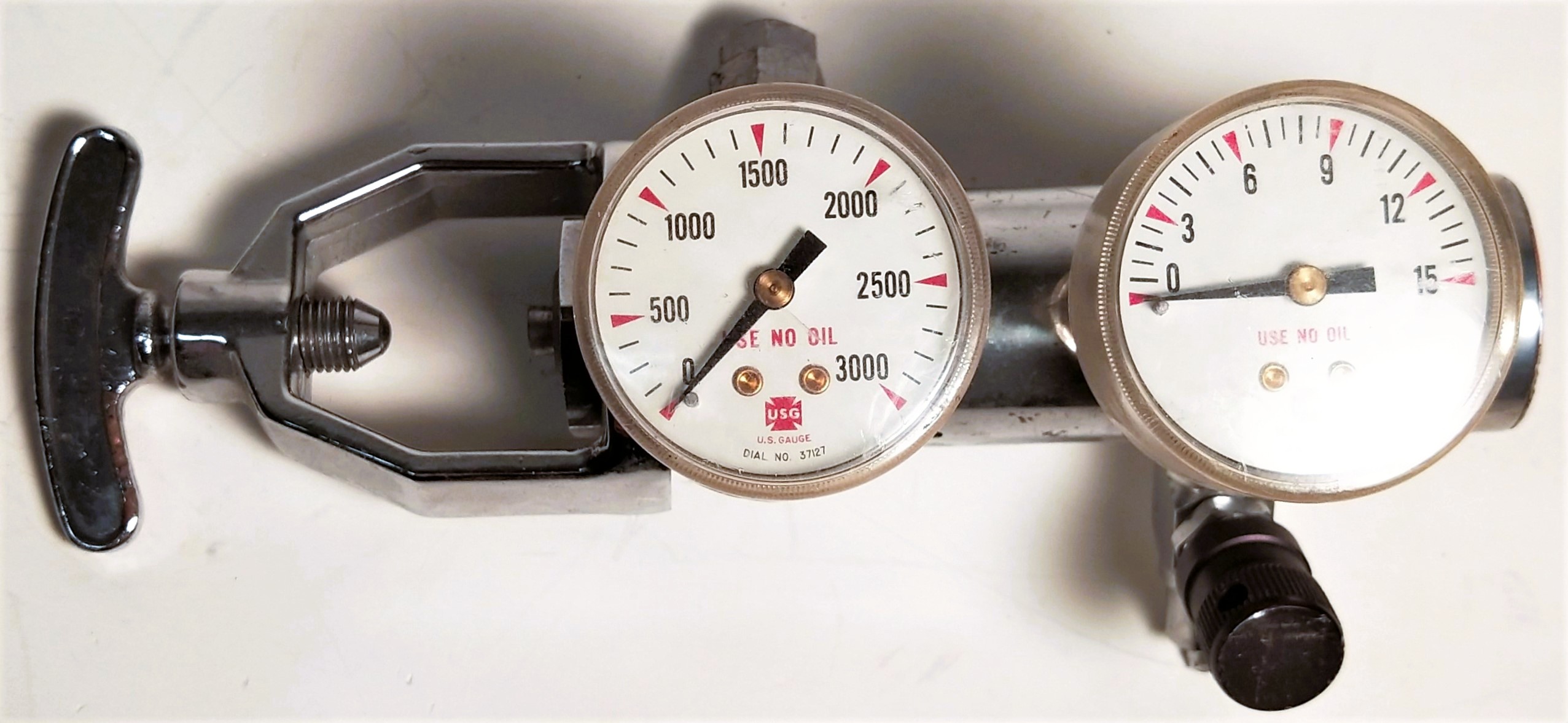 Used Corning 477422 Dual Stage Pressure Regulator