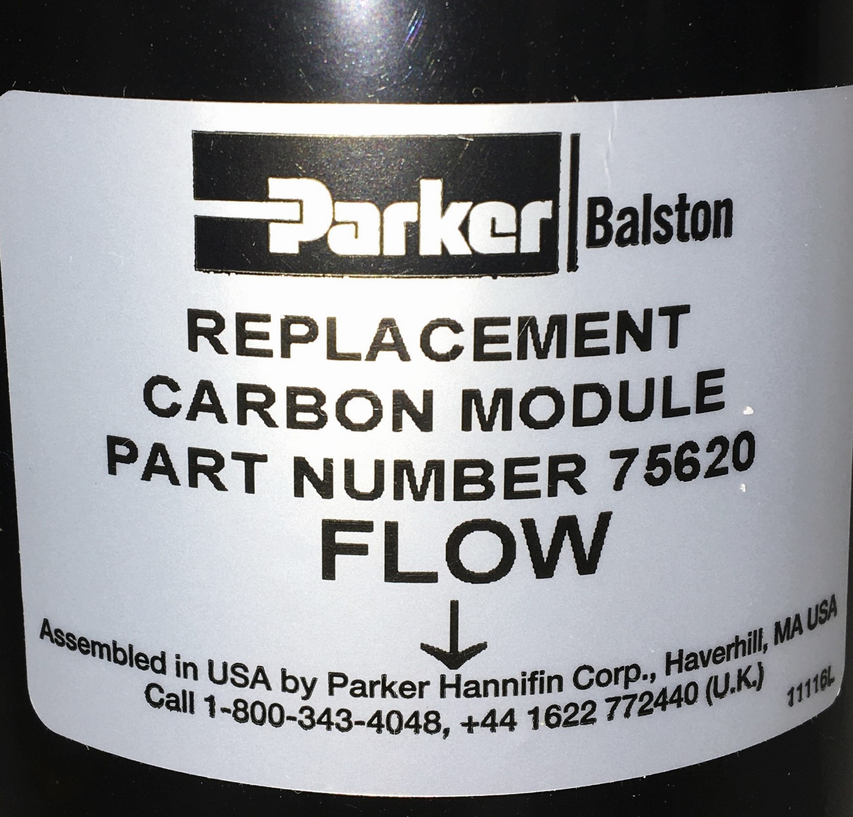 New Open Box Parker Balston 75620 Replacement Carbon Module for N2 Generator