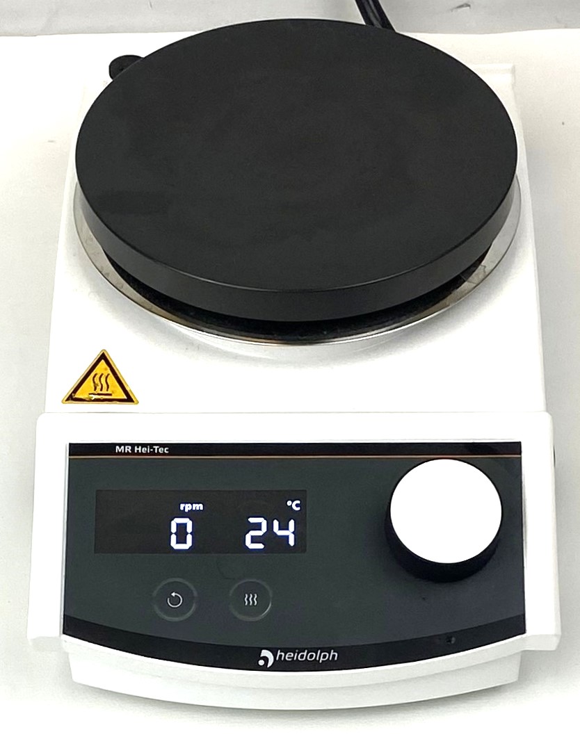 Used Heidolph MR Hei-Tec Stirring Hot Plate (145mm Diam Plate)