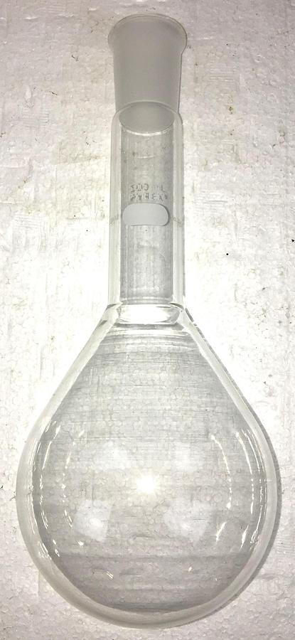 Used Corning PYREX 3340-FO 500mL Distilling Flask