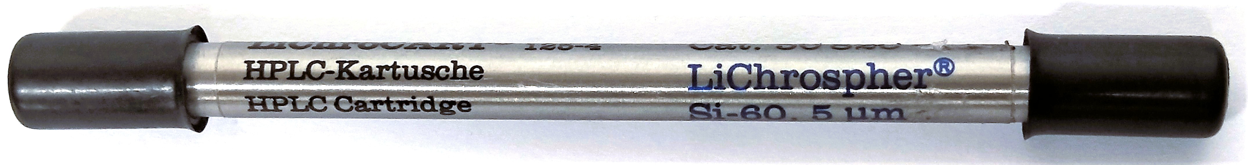 Used Merck LiChrospher Si-60 (LiChroCART 125-4) HPLC Cartridge (12.5cm x 4mm x 5µm)