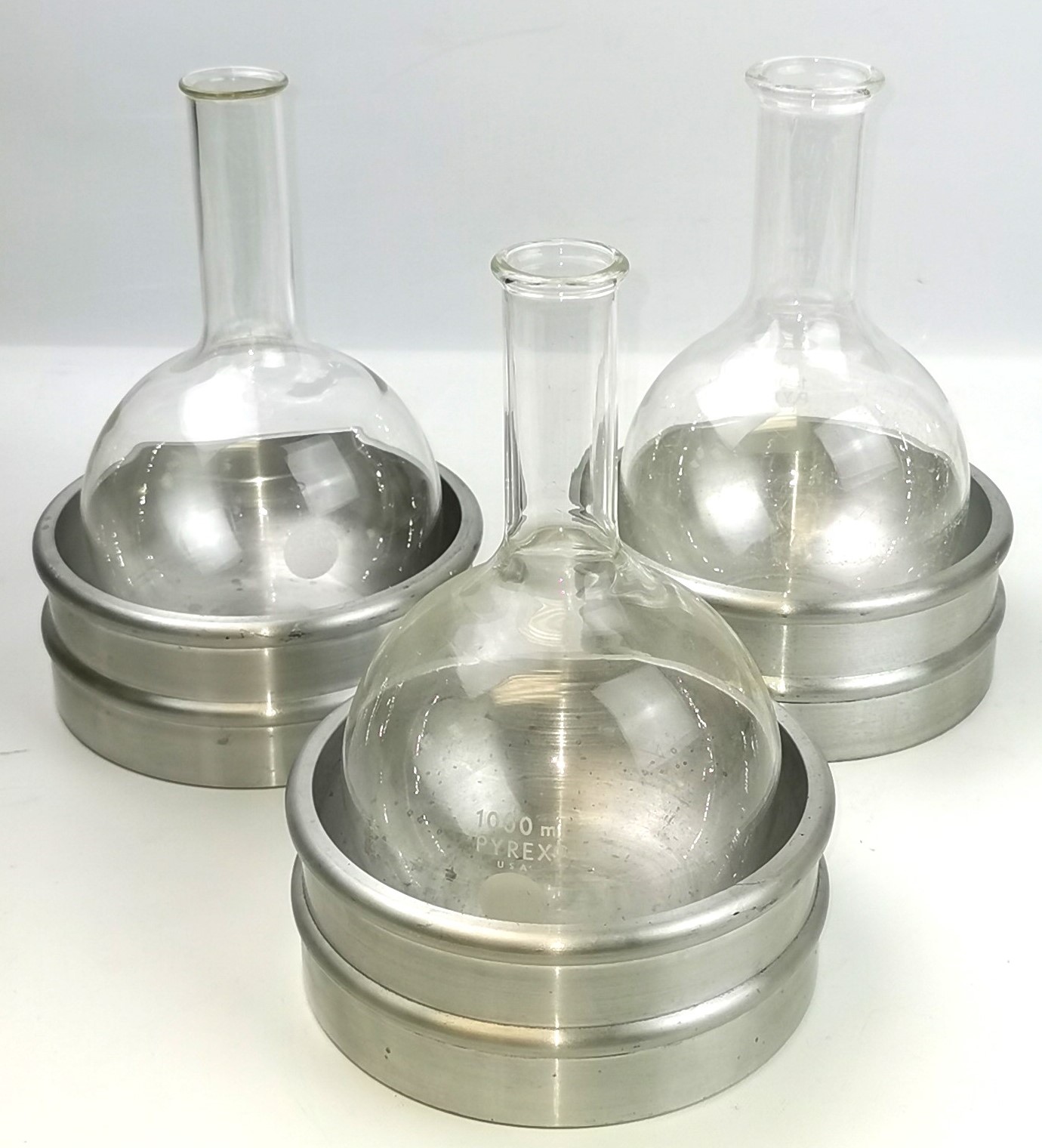 Used Asynt DrySyn 1000mL Heating Block Insert (Set of 3)