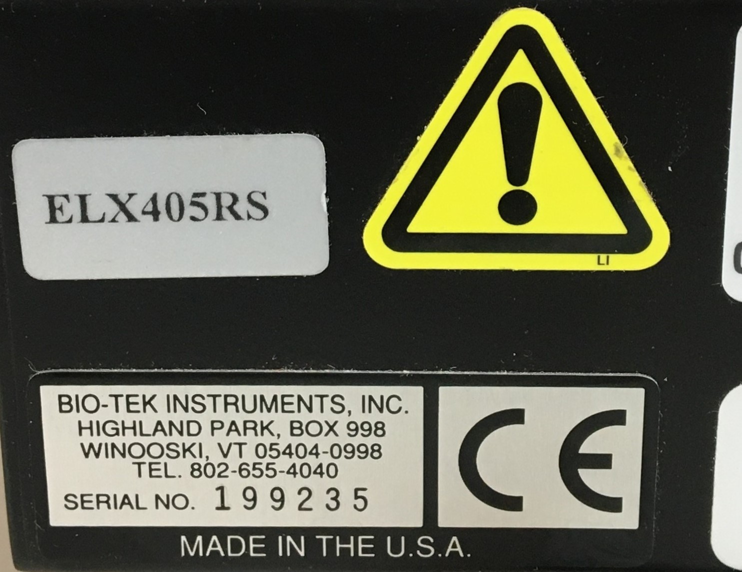 Used BioTek ELx405RS Microplate Washer