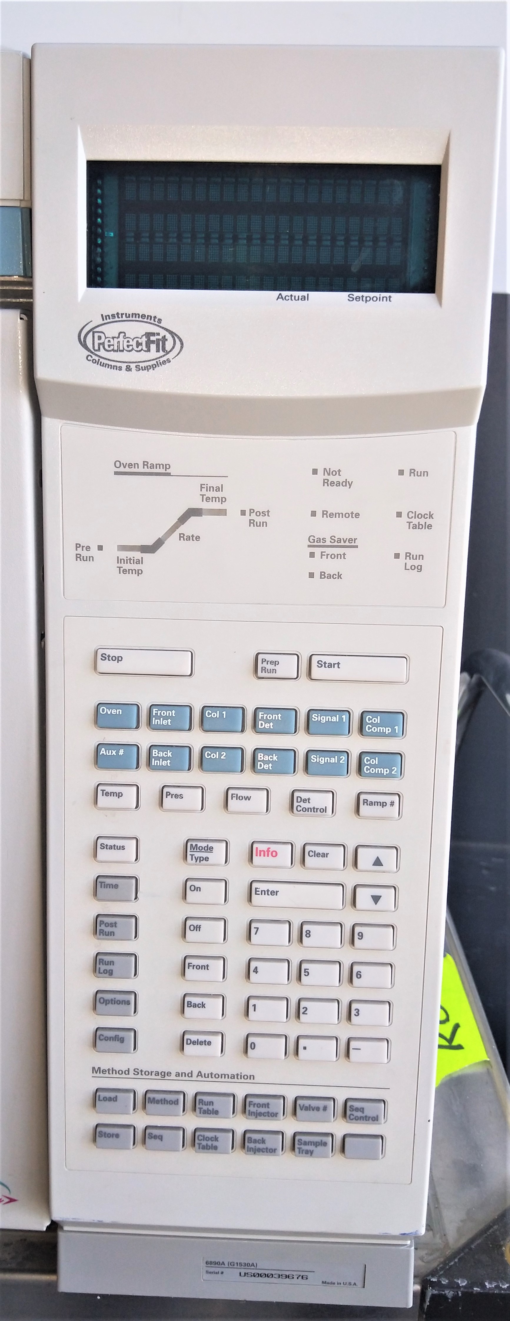 As is Agilent 6890A Plus (G1530A) Gas Chromatograph