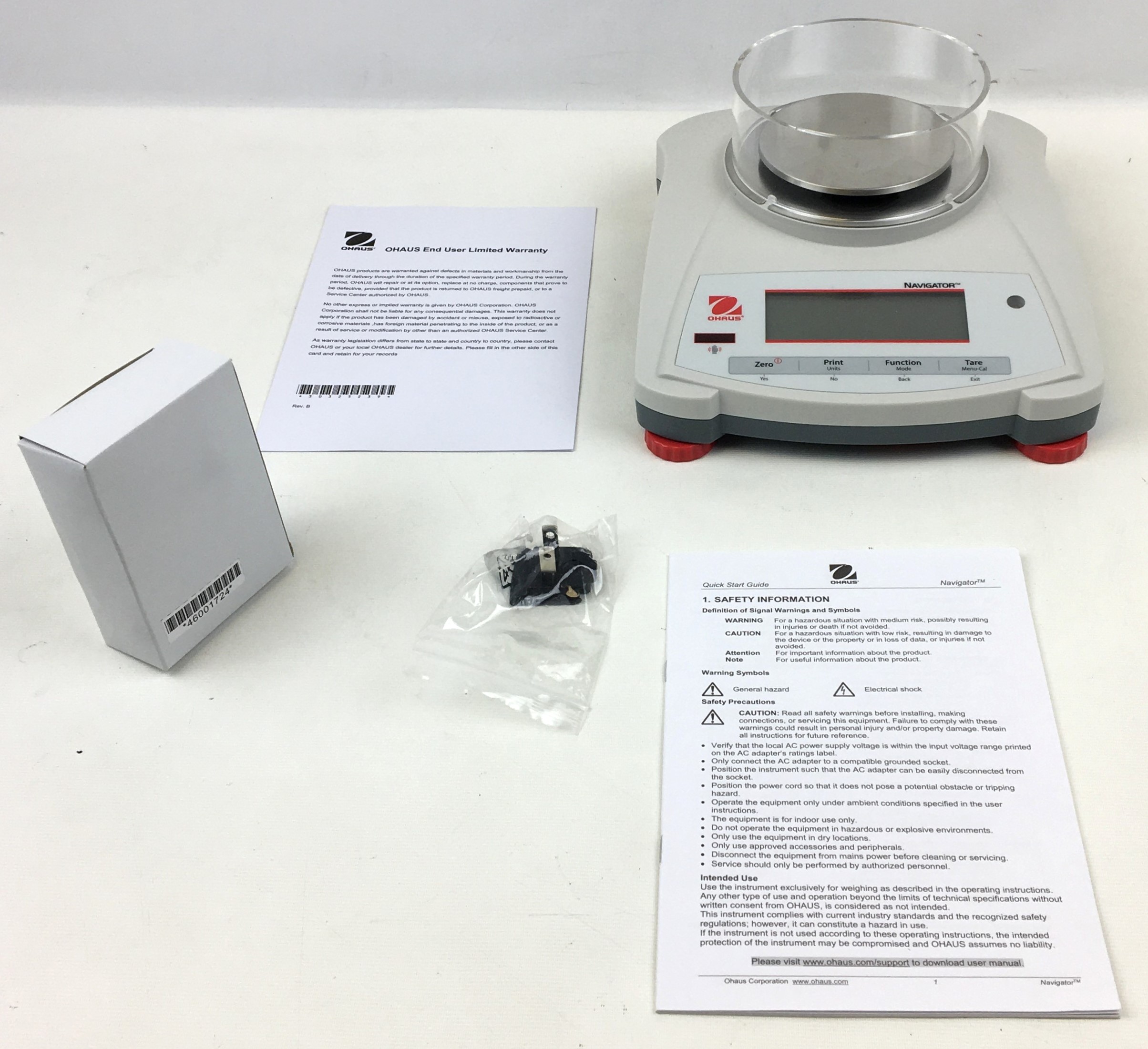New Open Box Ohaus Navigator NV223 Precision Balance (220g x 0.001g) 
