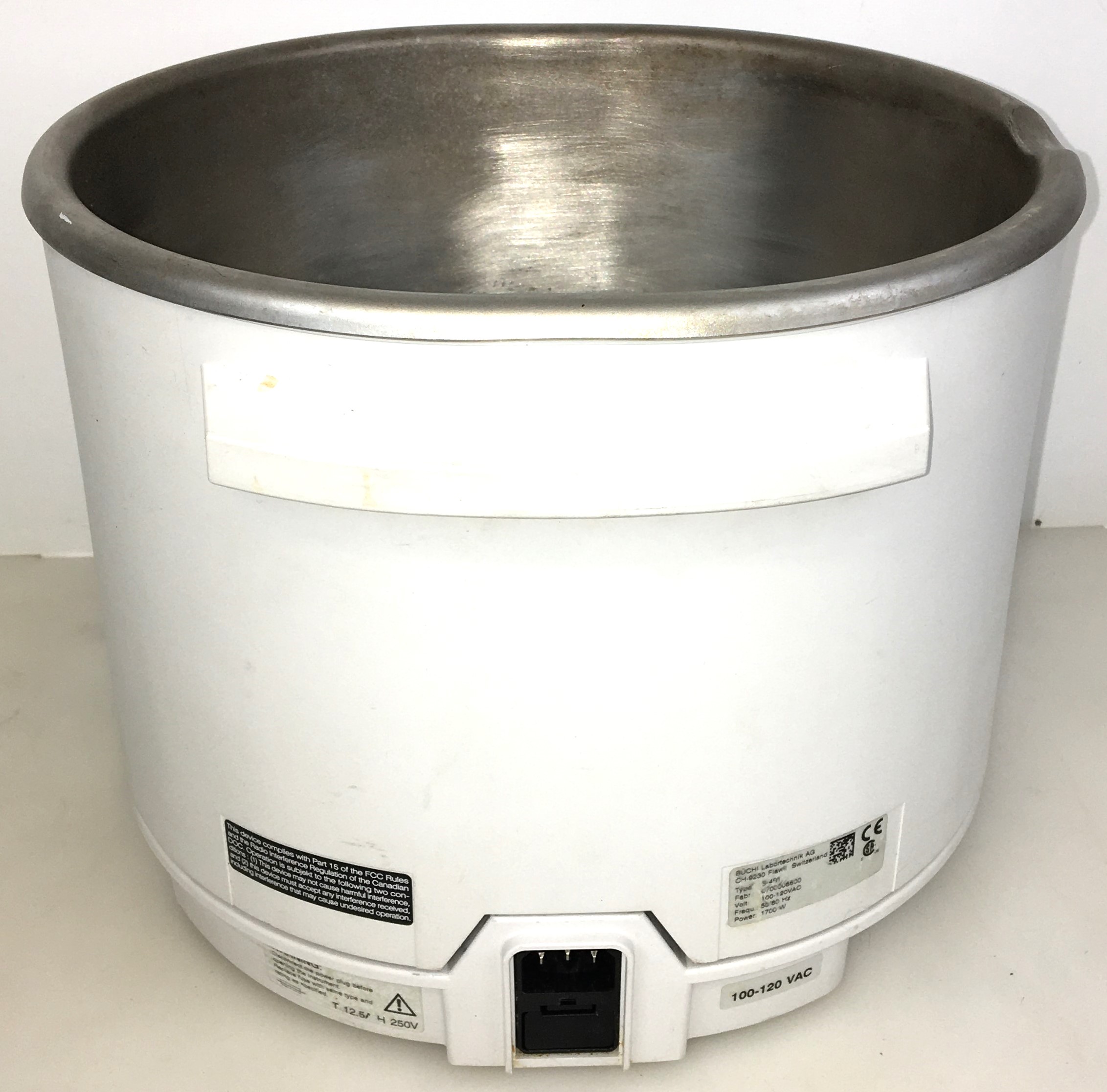 Used Buchi B-491 Digital Heated Water Bath for Rotary Evaporator (4L)