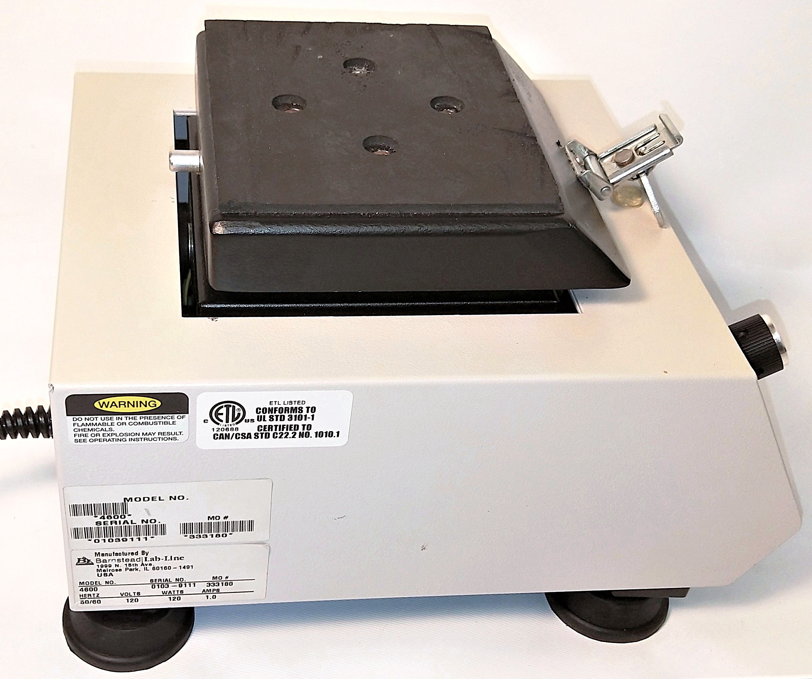 Used Lab-Line Mistral Multi-Mixer 4600 Vortex Mixer
