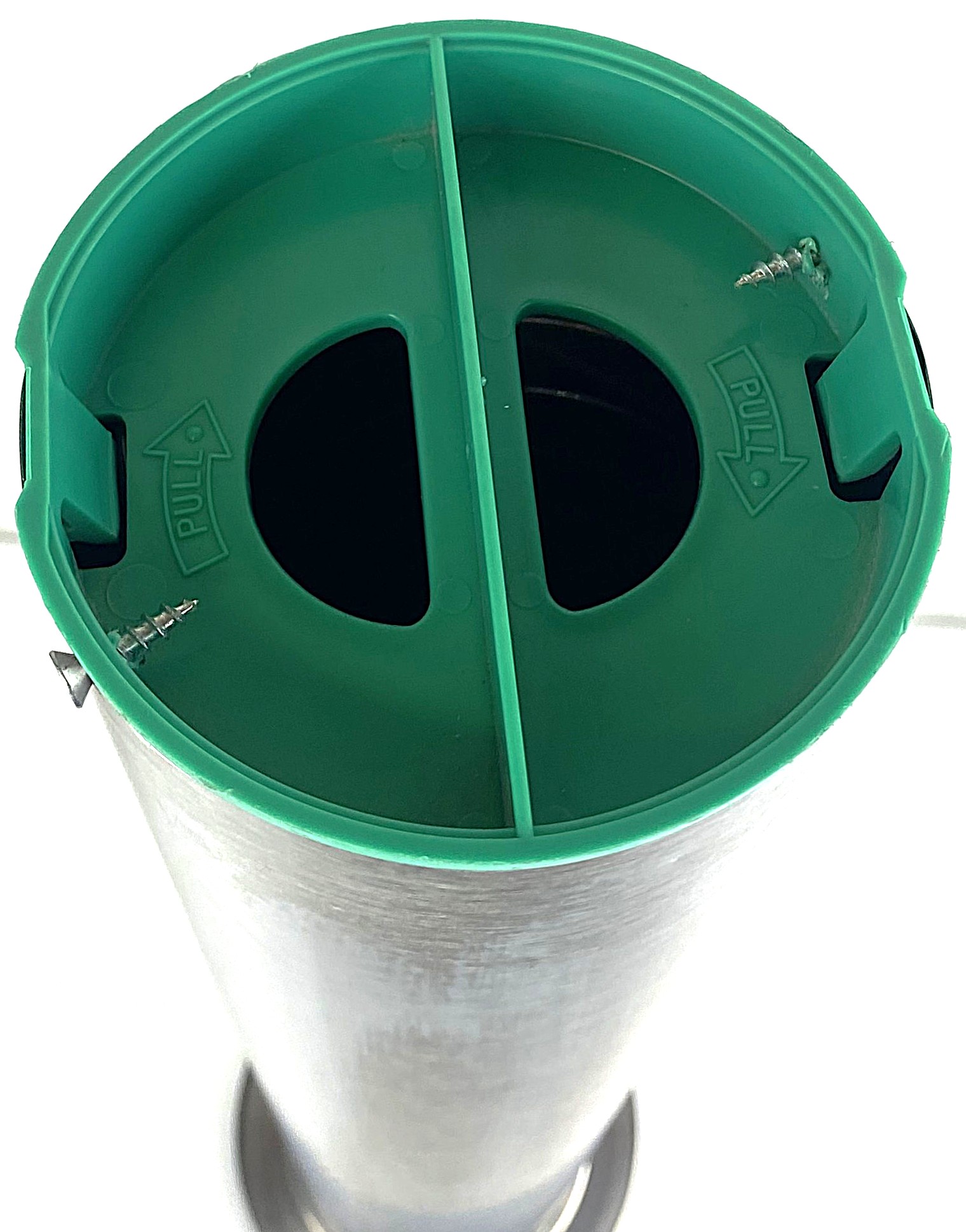 New Open Box Dispense-Rite ADJ-2S Stainless Steel In-Counter Cup Dispenser